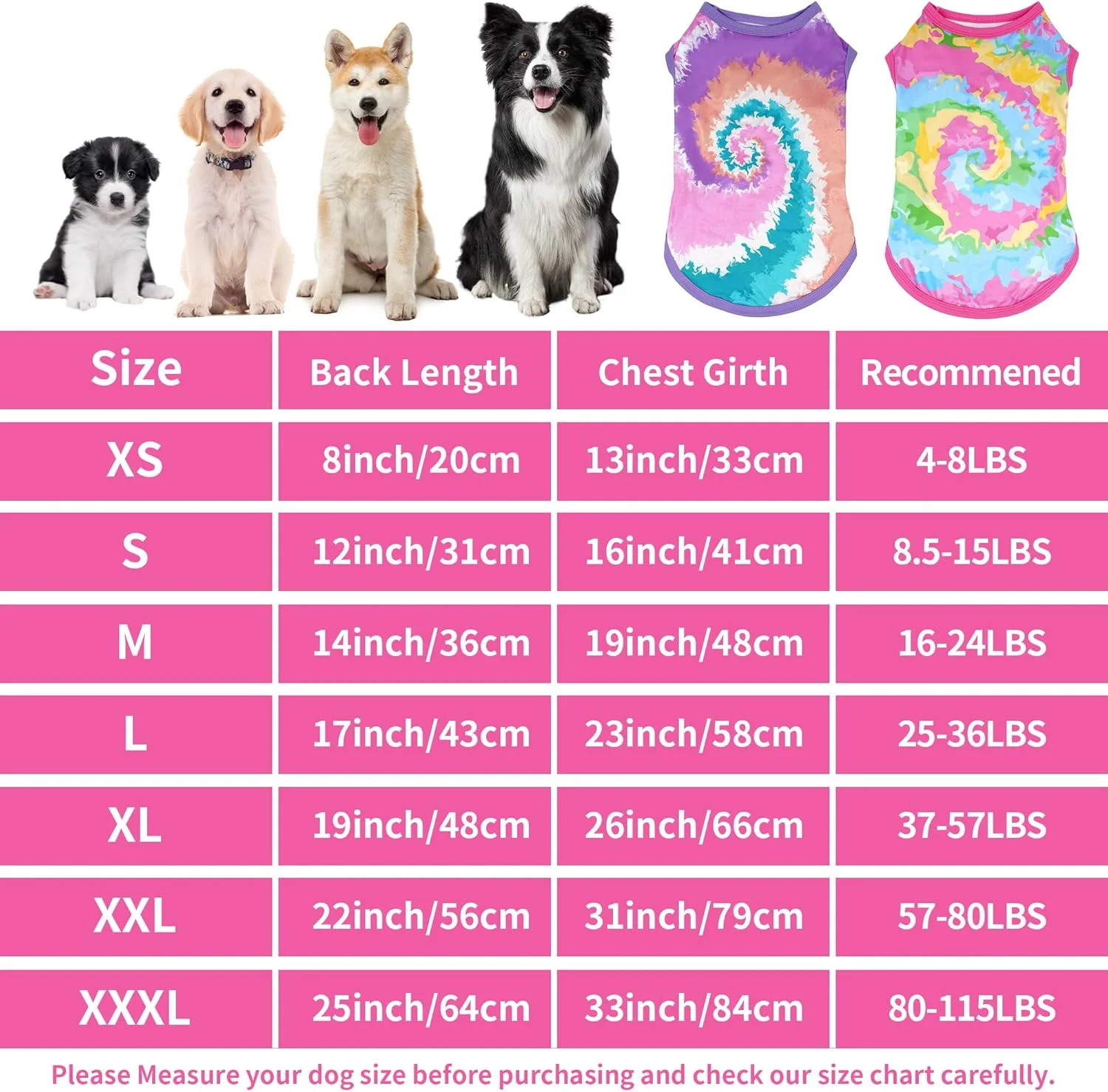 تی شرت سگ طرح تایلندی برای سگ های متوسط دخترانه، تاپ بدون آستین لباس سگ، لباس حیوانات خانگی، لباس خیابانی، لباس دخترانه، سبک و کشسان، سایز M، بسته 2 عددی