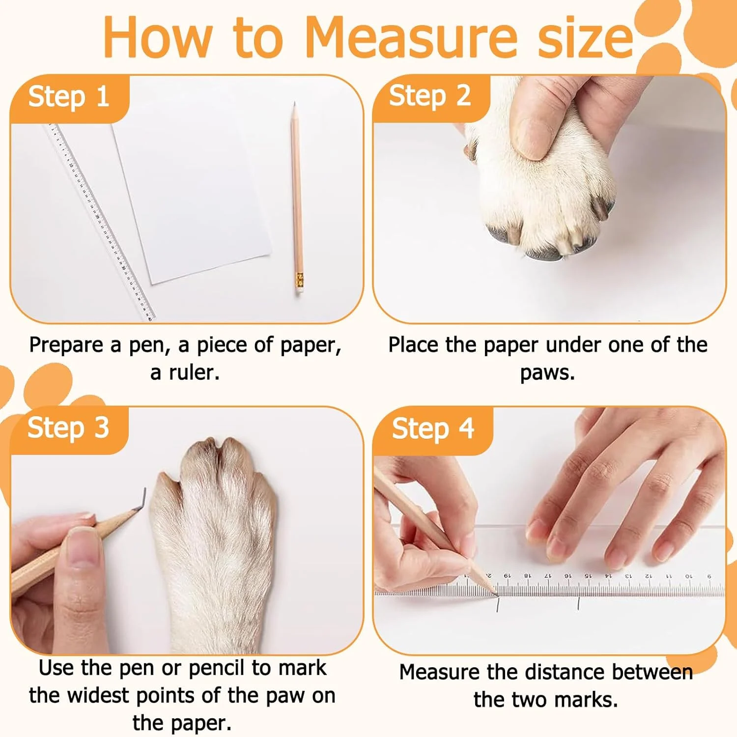دو جفت جوراب سگ، محافظت از پنجه های آسیب دیده، چکمه های چسبان حیوانات خانگی با بند قابل تنظیم برای پیاده روی در فضای داخلی و خارجی (M)