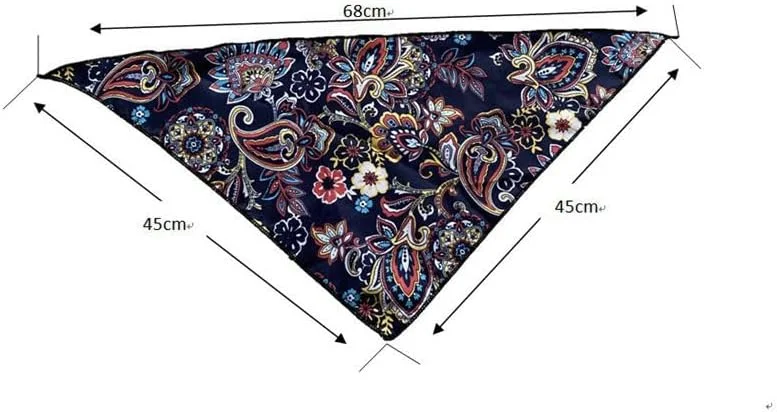 دستمال گردن سگ، 1 عدد، پلی‌استر سبک و زود خشک‌شونده، روسری مثلثی با طرح زیبا، دستمال سر قابل تنظیم برای سگ‌های متوسط و بزرگ، هدیه توله سگ، M, A16