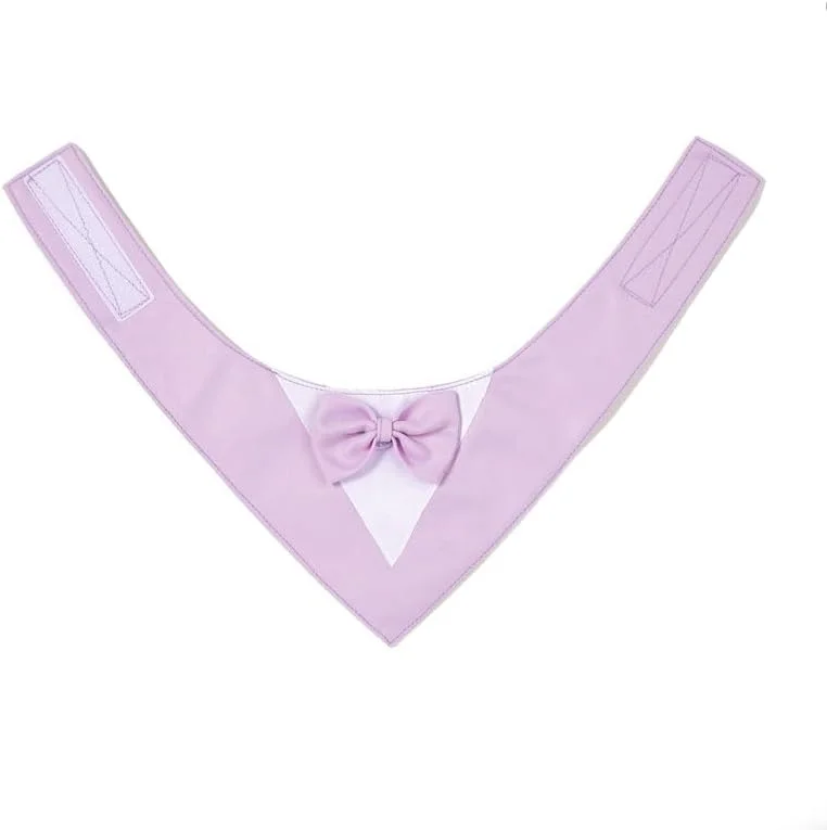 دستمال گردن سگ Nvzi-b، 1 عدد، پلی‌استر سبک و زود خشک‌شونده، دستمال سه‌گوش با طرح زیبا، دستمال سر قابل تنظیم برای سگ‌های متوسط و بزرگ، هدیه حیوانات خانگی، XS، بنفش