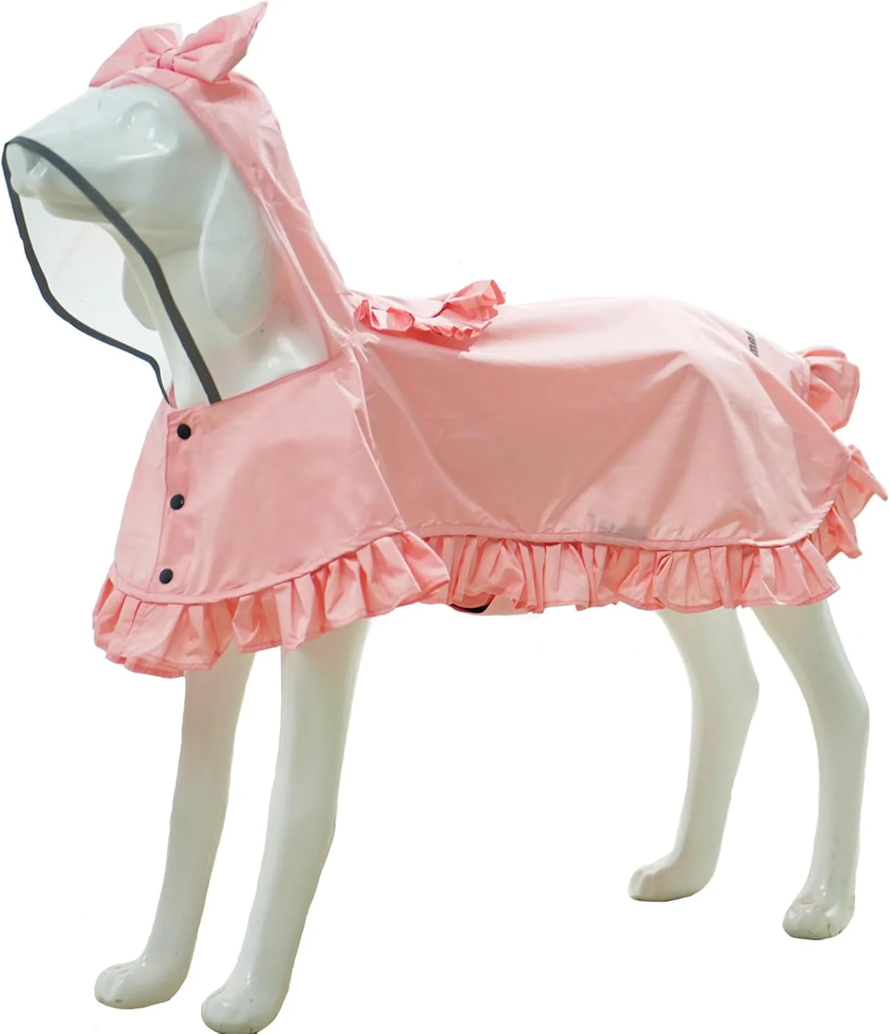 بارانی سگ مامور، ژاکت بارانی ضد آب سگ با کلاه شفاف، پانچو بارانی حیوانات خانگی سبک وزن و تنفسی قابل تنظیم برای سگ های کوچک، متوسط و بزرگ (صورتی، کوچک) بارانی سگ مامور، ژاکت بارانی ضد آب سگ با کلاه شفاف، پانچو بارانی حیوانات خانگی سبک وزن و تنفسی قابل تنظیم برای سگ های کوچک، متوسط و بزرگ (صورتی، کوچک)