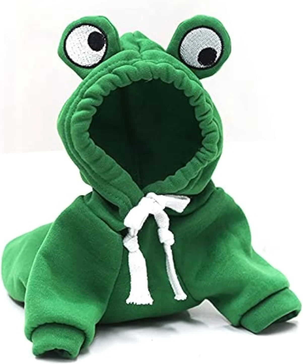 لباس گرم زمستانی سگ Maruomiki، هودی طرح میوه ای زیبا، ژاکت پشمی برای سگ های خانگی، مناسب برای بولداگ فرانسوی و چیواوا (سبز، XS)