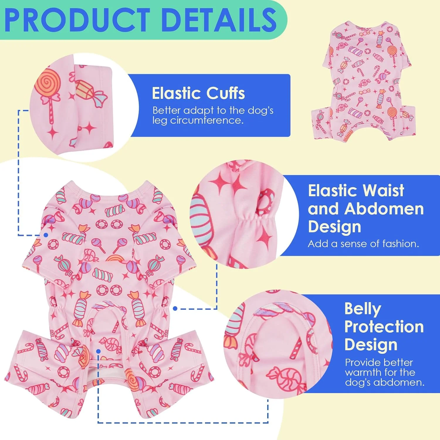 لباس خواب سگ میگوهی، لباس چهارپای سگ