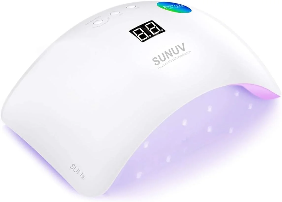 دستگاه خشک کن لاک ناخن SUNUV SUN8 UV LED با سه تنظیمات تایمر، مناسب برای انواع لاک ژل دستگاه خشک کن لاک ناخن SUNUV SUN8 UV LED با سه تنظیمات تایمر، مناسب برای انواع لاک ژل