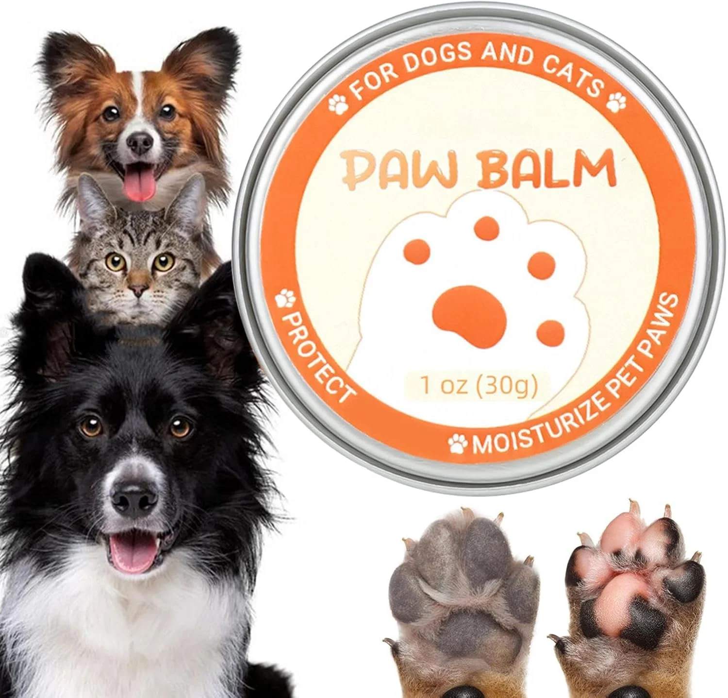 بالم پنجه سگ، موم طبیعی پنجه با محافظت نامرئی، لوسیون 30 گرمی برای پنجه های خشک، ترک خورده و آسیب دیده، بینی یا پوزه خشک، مراقبت از حیوانات خانگی مناسب سفر، کمپینگ، پیاده روی، مسافرت، ساحل، فضای باز بالم پنجه سگ، موم طبیعی پنجه با محافظت نامرئی، لوسیون 30 گرمی برای پنجه های خشک، ترک خورده و آسیب دیده، بینی یا پوزه خشک، مراقبت از حیوانات خانگی مناسب سفر، کمپینگ، پیاده روی، مسافرت، ساحل، فضای باز