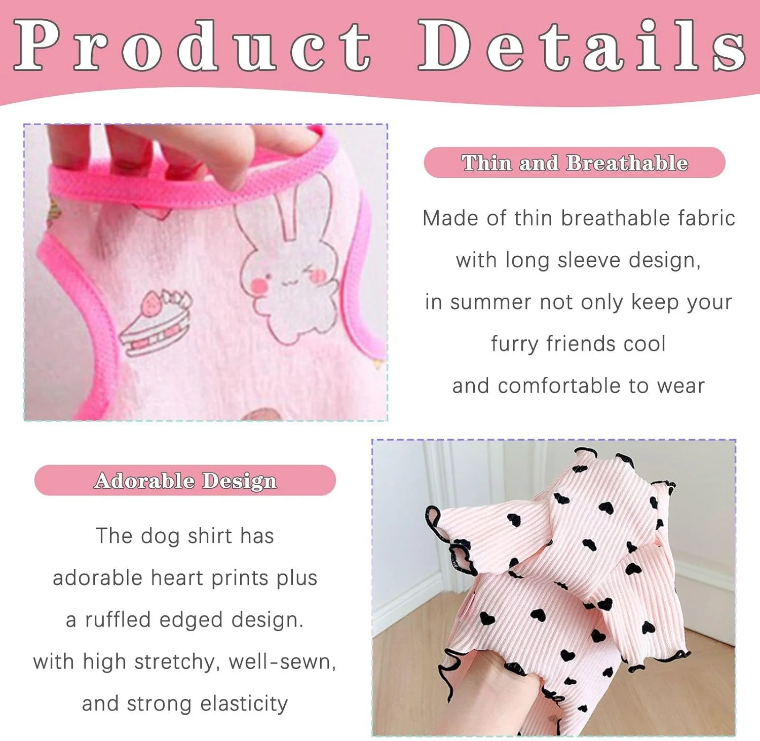 دو تکه لباس حیوانات خانگی، لوازم لباس پوشاندن حیوانات خانگی، جلیقه نرم و راحت، لوازم جانبی حیوانات خانگی، لباس های زیبای حیوانات خانگی.