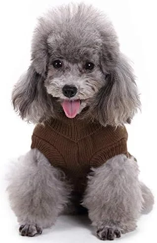 لباس سگ خانگی Nvzi-b، پیراهن گرم و ضخیم نرم، ژاکت زمستانی توله سگ (قهوه ای، XS) لباس سگ خانگی Nvzi-b، پیراهن گرم و ضخیم نرم، ژاکت زمستانی توله سگ (قهوه ای، XS)