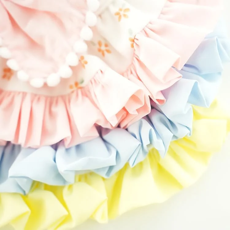 لباس سگ توله سگ شیرین Nvzi-b، دامن سگ گربه پرنسس زیبا برای سگ های دختر کوچک (A112, XS)