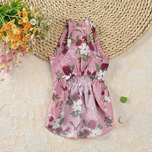 لباس سگ توله سگ شیرین، دامن سگ گربه پرنسس زیبا برای سگ های دخترانه کوچک (A134, XS)