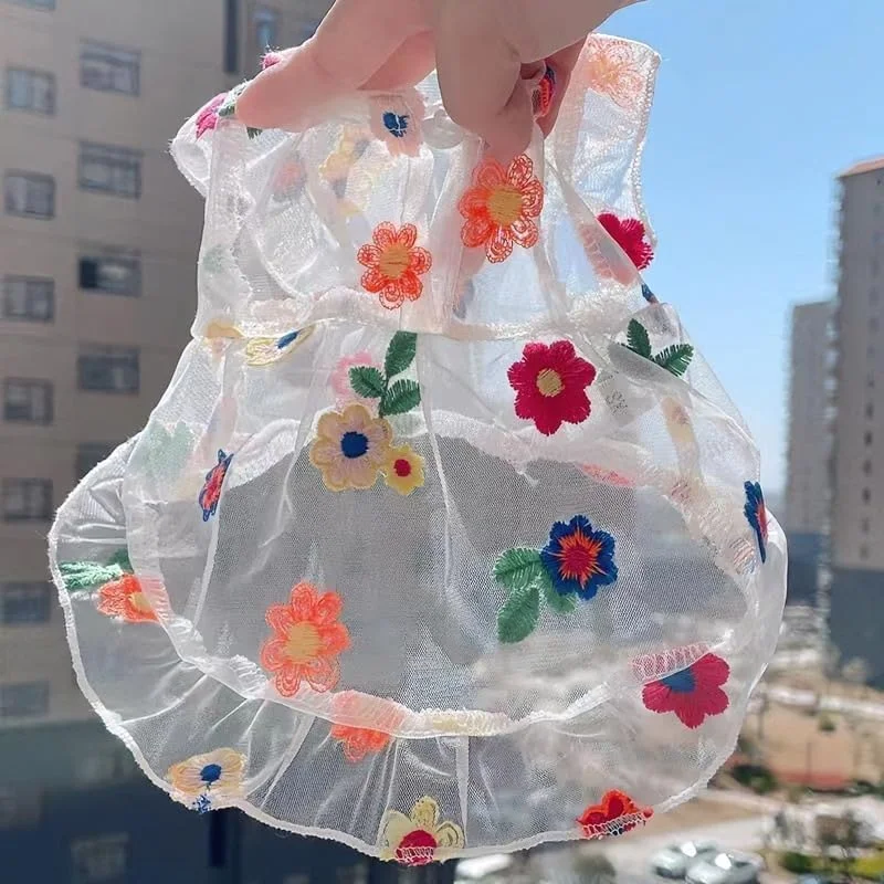لباس سگ توله سگ شیرین، دامن سگ گربه پرنسس زیبا برای سگ های دخترانه کوچک (A121, M)