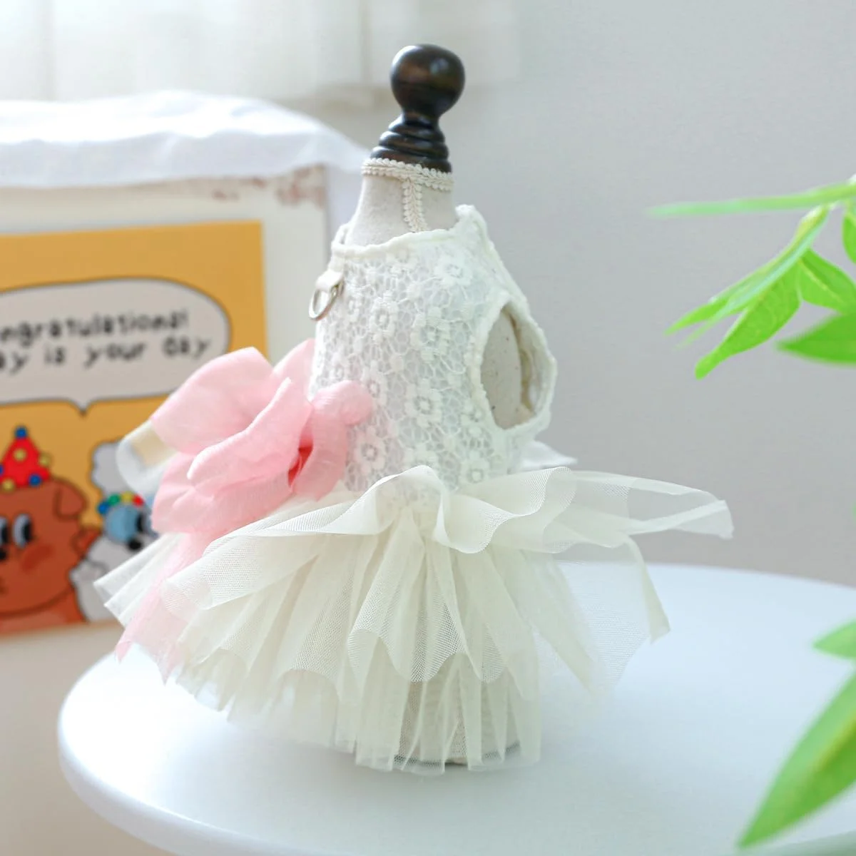 لباس سگ توله سگ شیرین Nvzi-b، دامن سگ گربه پرنسس زیبا برای سگ های دخترانه کوچک (A10، S)