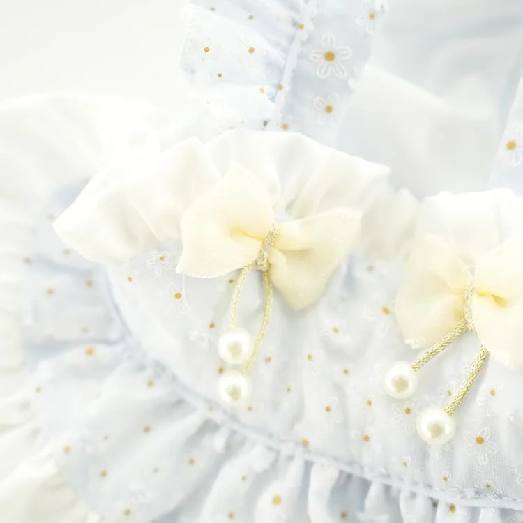 لباس سگ توله سگ شیرین، دامن سگ گربه پرنسس زیبا برای سگ های دختر کوچک (A114, L)