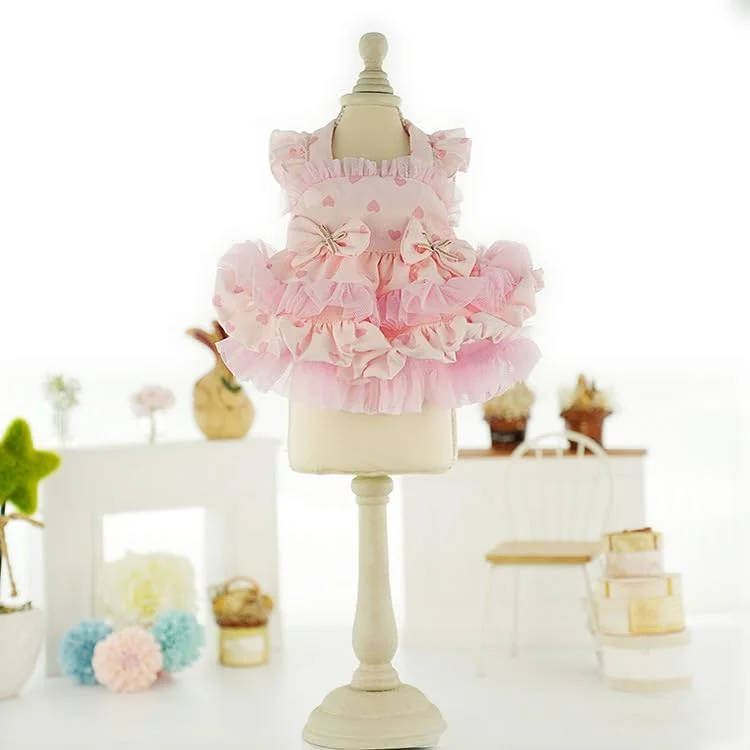 لباس سگ توله سگ شیرین، دامن سگ گربه پرنسس زیبا برای سگ های دختر کوچک (A113, M)