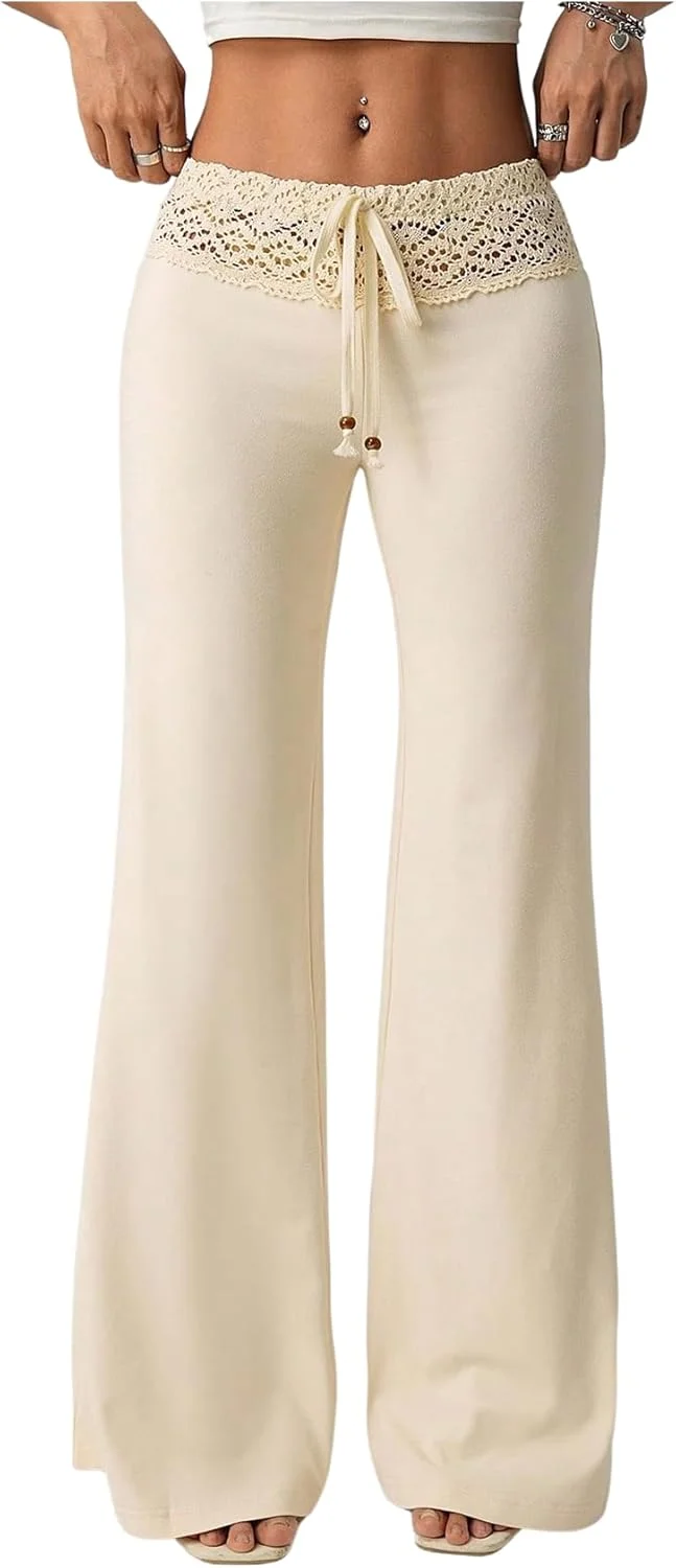 شلوار بافتنی زنانه Verduza، مدل راحتی، راسته و بلند