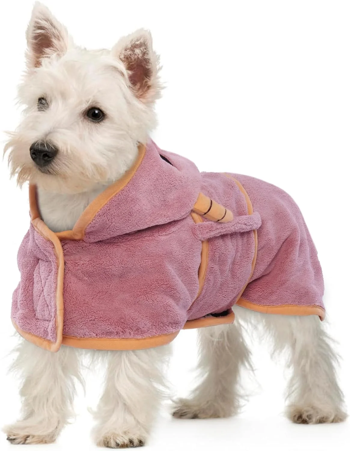 روپوش خشک کن سگ، حوله سگ برای خشک کردن سگ ها، حوله صورتی سگ برای سگ های کوچک، حوله میکروفایبر سوپر با کلاه، بند شکمی قابل تنظیم برای داشهوند، یورکی، چیواوا، XS روپوش خشک کن سگ، حوله سگ برای خشک کردن سگ ها، حوله صورتی سگ برای سگ های کوچک، حوله میکروفایبر سوپر با کلاه، بند شکمی قابل تنظیم برای داشهوند، یورکی، چیواوا، XS