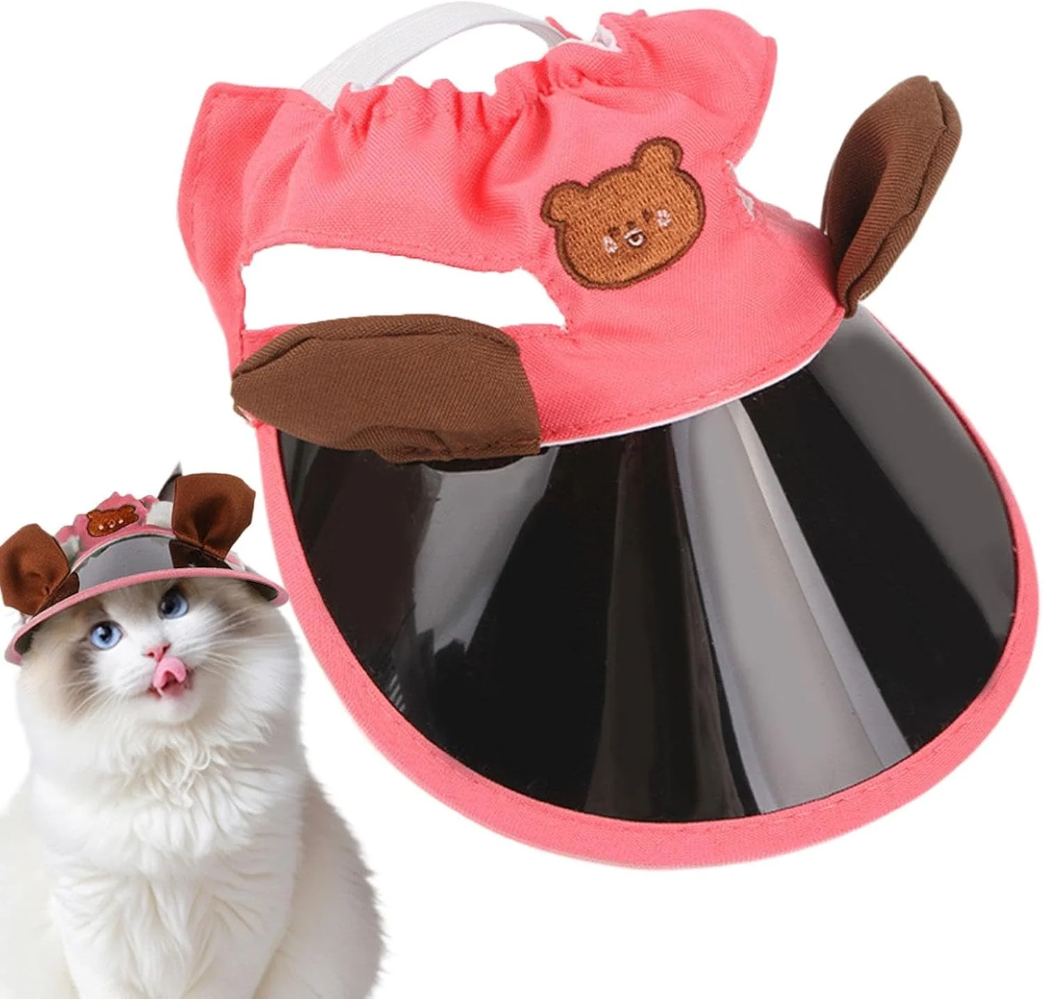 کلاه آفتابگیر حیوانات خانگی | کلاه های بیرونی بچه گربه | کلاه های ضد آفتاب قابل تنظیم حیوانات خانگی برای سگ های کوچک و متوسط سایز مناسب برای مسافرت و کوهنوردی در فضای باز کلاه آفتابگیر حیوانات خانگی | کلاه های بیرونی بچه گربه | کلاه های ضد آفتاب قابل تنظیم حیوانات خانگی برای سگ های کوچک و متوسط سایز مناسب برای مسافرت و کوهنوردی در فضای باز