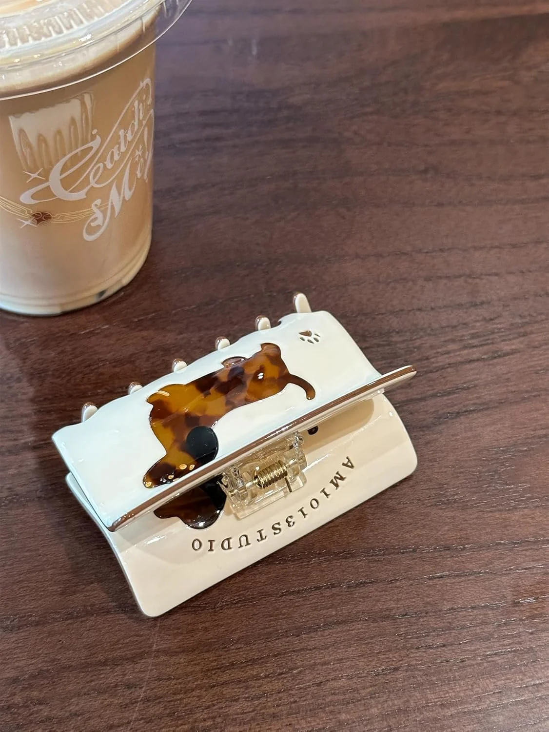 گیره موی سگ استات برای دوستداران حیوانات خانگی، گیره موی حیوانی لاک پشتی قهوه ای با چسبندگی ملایم، لوازم جانبی موی وینتیج بدون آسیب برای استفاده روزمره و رفت و آمد گیره موی سگ استات برای دوستداران حیوانات خانگی، گیره موی حیوانی لاک پشتی قهوه ای با چسبندگی ملایم، لوازم جانبی موی وینتیج بدون آسیب برای استفاده روزمره و رفت و آمد