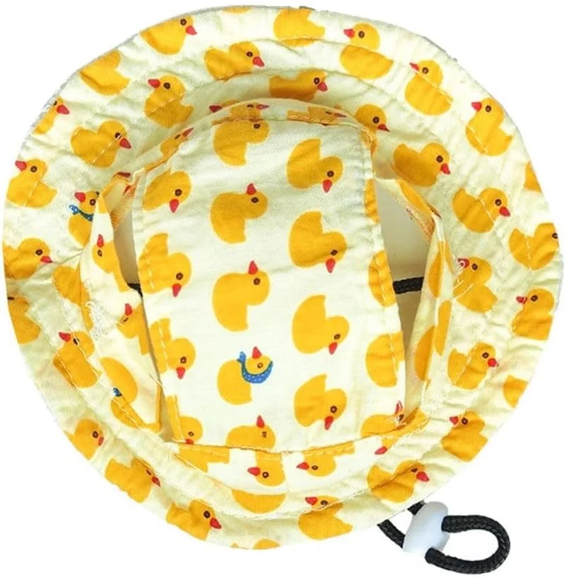کلاه آفتابی حیوانات خانگی، کلاه سایبان سگ برای مسافرت در فضای باز، کلاه ماهیگیری حیوانات خانگی سگ و گربه (اردک زرد) کلاه آفتابی حیوانات خانگی، کلاه سایبان سگ برای مسافرت در فضای باز، کلاه ماهیگیری حیوانات خانگی سگ و گربه (اردک زرد)