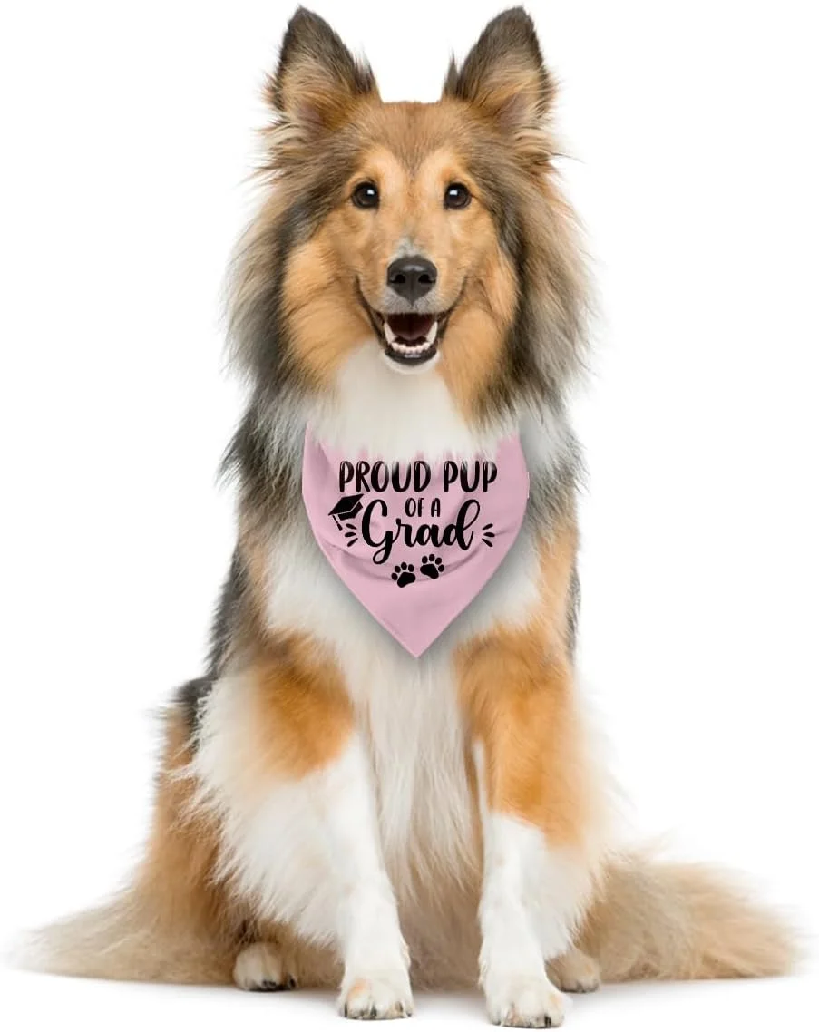 لباس و اکسسوری سگ فارغ التحصیل، دستمال گردن سگ صورتی، شال گردن توله سگ برای اعلام فارغ التحصیلی، هدیه فارغ التحصیلی برای سگ های کوچک، متوسط و بزرگ لباس و اکسسوری سگ فارغ التحصیل، دستمال گردن سگ صورتی، شال گردن توله سگ برای اعلام فارغ التحصیلی، هدیه فارغ التحصیلی برای سگ های کوچک، متوسط و بزرگ