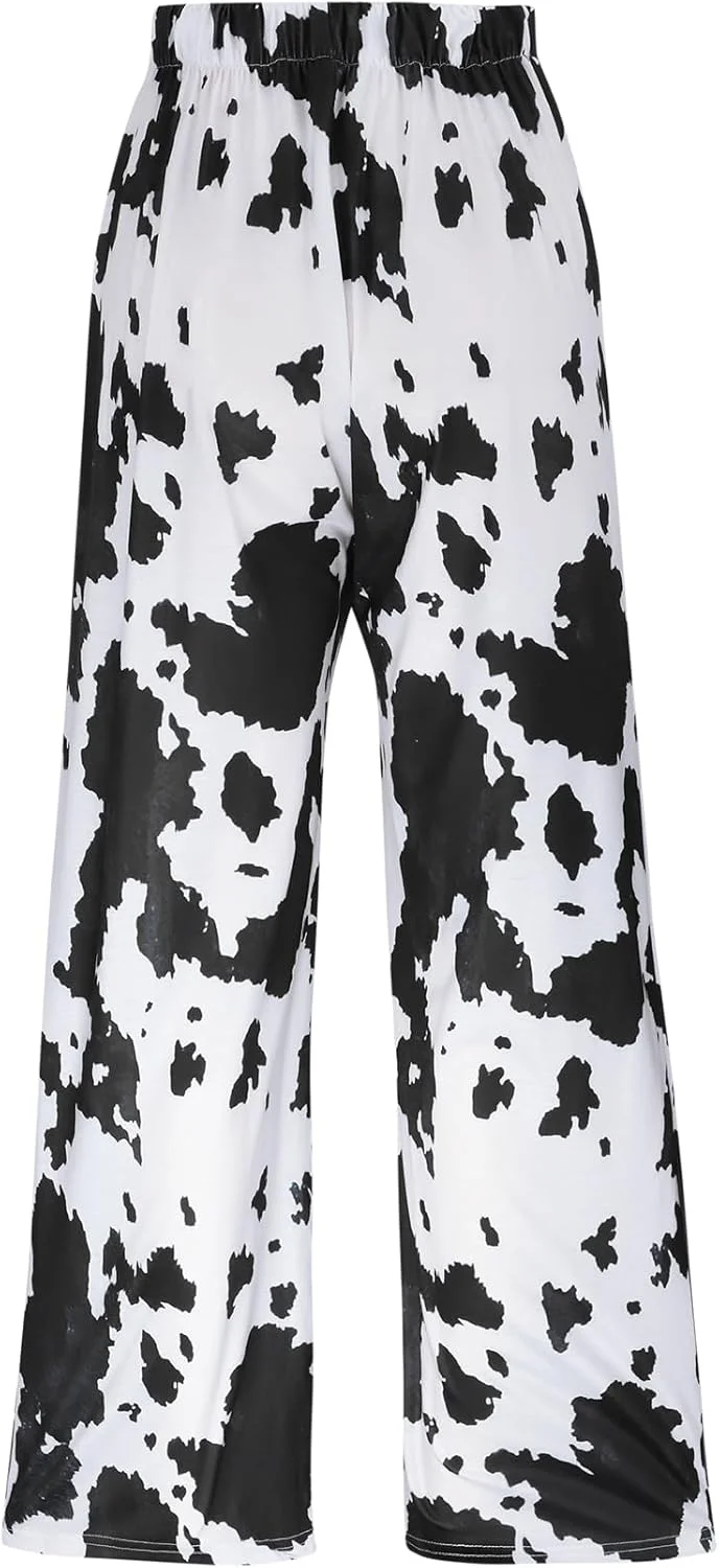 شلوار زنانه گشاد با پاچه های پهن، طرح گاوی شیک، مناسب استفاده روزمره و فعالیت های بیرون از خانه شلوار زنانه گشاد با پاچه های پهن، طرح گاوی شیک، مناسب استفاده روزمره و فعالیت های بیرون از خانه