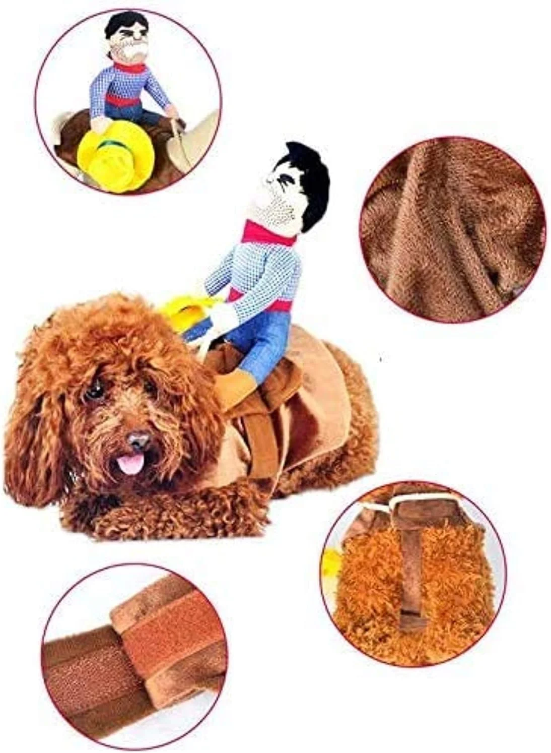 لباس سگ و گربه طرح کابوی بامزه و نرم، مناسب مهمانی و هالووین، مدل LOWH031 لباس سگ و گربه طرح کابوی بامزه و نرم، مناسب مهمانی و هالووین، مدل LOWH031