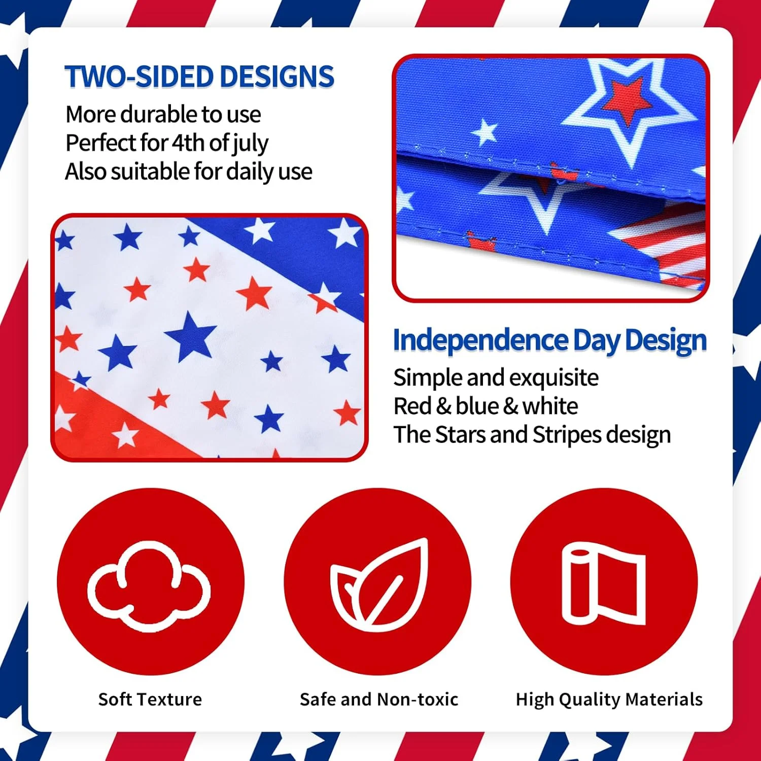 دو عدد دستمال گردن سگ با طرح میهنی، روسری مثلثی دو طرفه، طرح ستاره و راه راه پرچم آمریکا، لوازم جانبی لباس حیوانات خانگی برای سگ و گربه دو عدد دستمال گردن سگ با طرح میهنی، روسری مثلثی دو طرفه، طرح ستاره و راه راه پرچم آمریکا، لوازم جانبی لباس حیوانات خانگی برای سگ و گربه