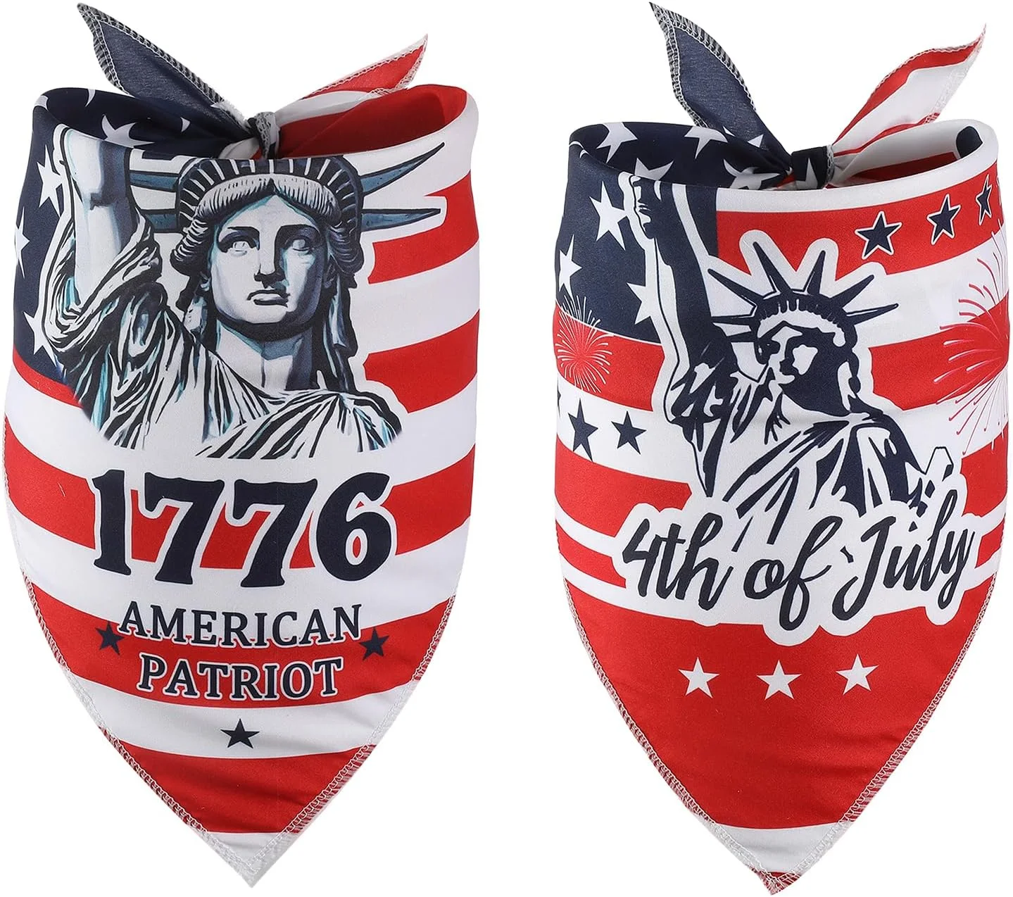 دستمال گردن سگ طرح چهارم جولای، دستمال گردن طرح پرچم آمریکا برای سگ ها، لوازم جانبی بادوام و راحت برای جشن های روز استقلال دستمال گردن سگ طرح چهارم جولای، دستمال گردن طرح پرچم آمریکا برای سگ ها، لوازم جانبی بادوام و راحت برای جشن های روز استقلال