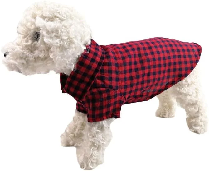لباس سگ با طرح چهارخانه و دامن پاپیون دار شیک و زیبا، لباس گرم زمستانی غیر رسمی سگ - مناسب برای سگ های کوچک، متوسط و بزرگ (چهارخانه قرمز مشکی، سایز S) لباس سگ با طرح چهارخانه و دامن پاپیون دار شیک و زیبا، لباس گرم زمستانی غیر رسمی سگ - مناسب برای سگ های کوچک، متوسط و بزرگ (چهارخانه قرمز مشکی، سایز S)