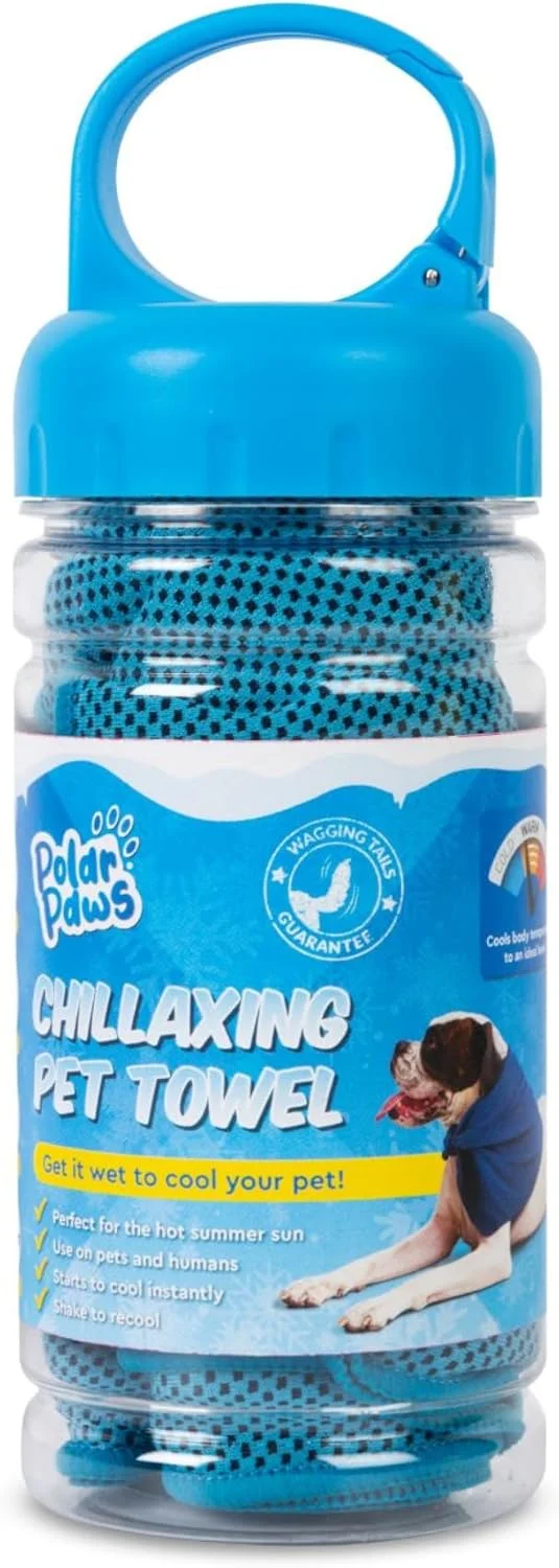 دستمال گردن خنک کننده PawPride برای سگ ها و گربه ها - یقه سبک و آرامش بخش برای آسایش در تابستان