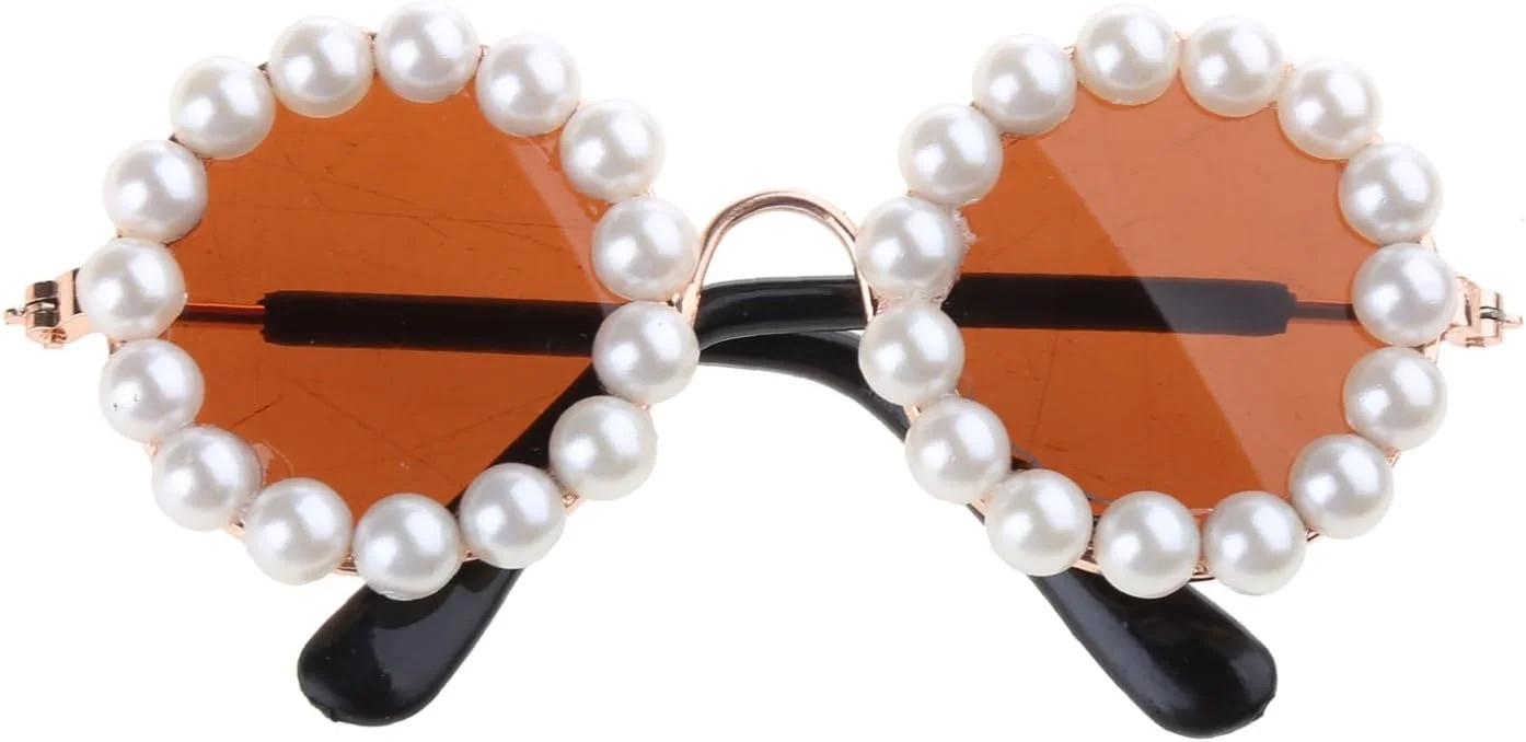 سگ ها مروارید سگ ها لوازم عکس حیوانات خانگی مهمانی تعطیلات لباس سگ عینک عرض 8cm/11cm