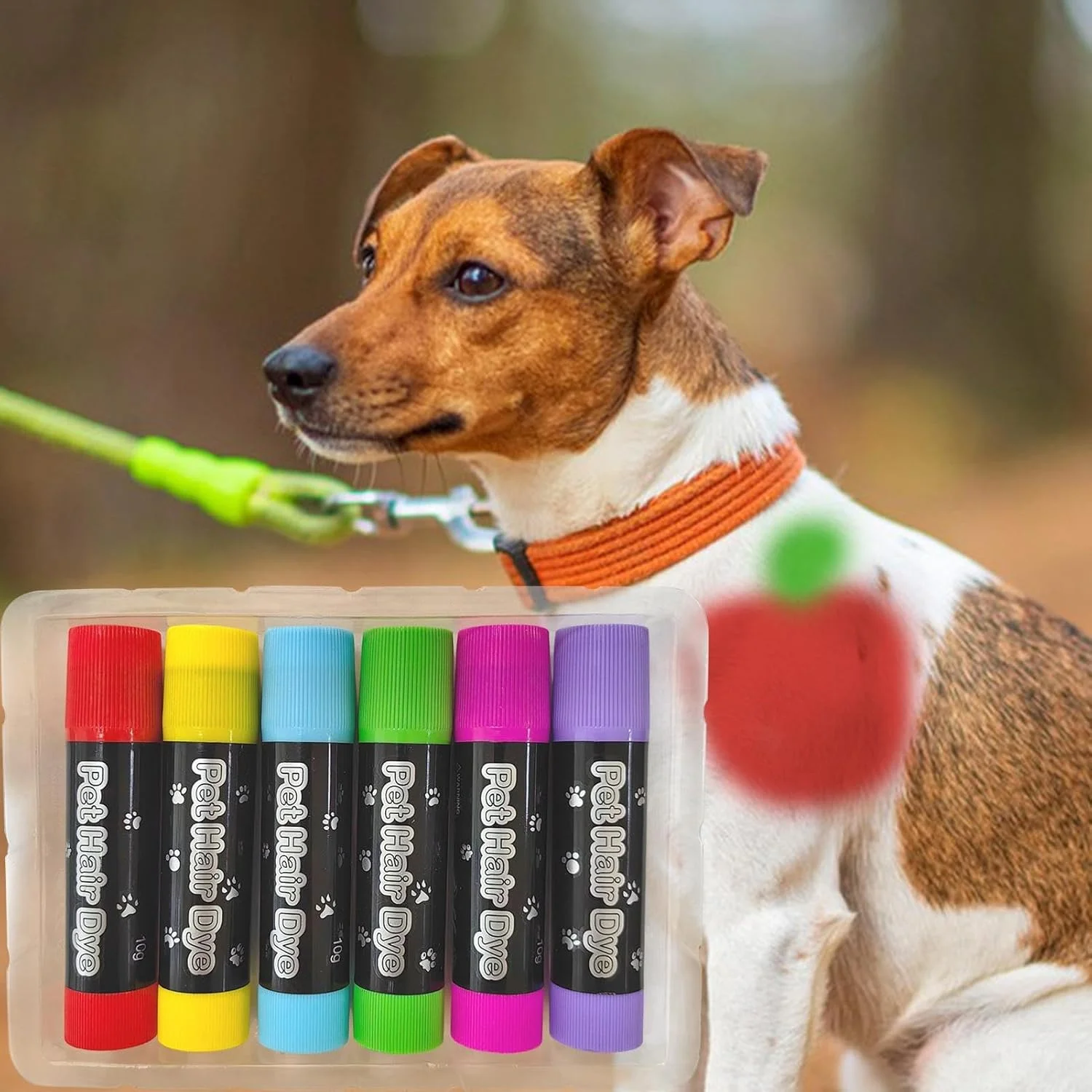 مداد رنگ مو حیوانات خانگی - مداد رنگی رنگ آمیزی مو | نشانگرهای رنگ موقت ایمن و قابل شستشو برای استایل خلاقانه گربه ها، اسب ها، گاو و دام