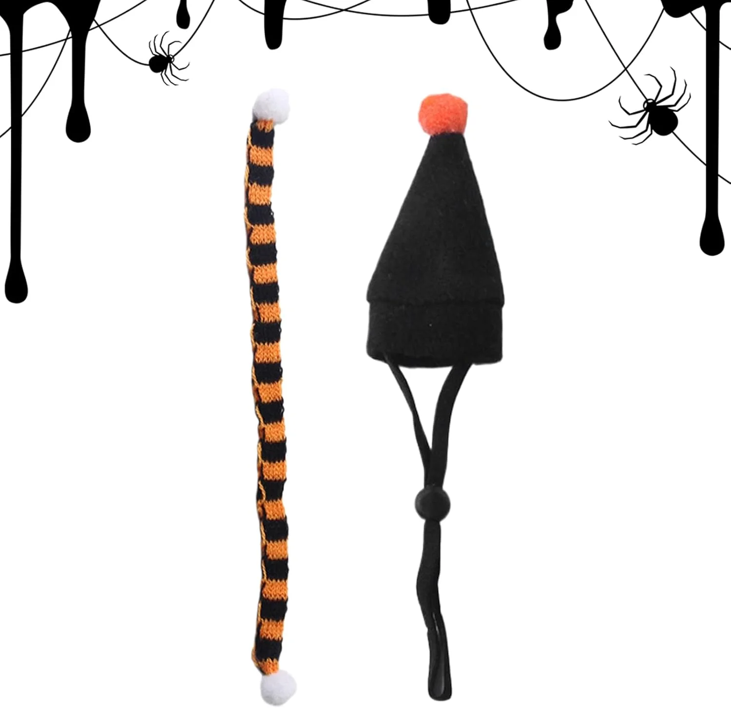 ست کلاه و شال حیوانات خانگی | کلاه و شال گردن لباس هالووین همستر - لباس حیوانات خانگی با قابلیت تنظیم برای جشنواره تعطیلات، جشن تولد کریسمس ست کلاه و شال حیوانات خانگی | کلاه و شال گردن لباس هالووین همستر - لباس حیوانات خانگی با قابلیت تنظیم برای جشنواره تعطیلات، جشن تولد کریسمس