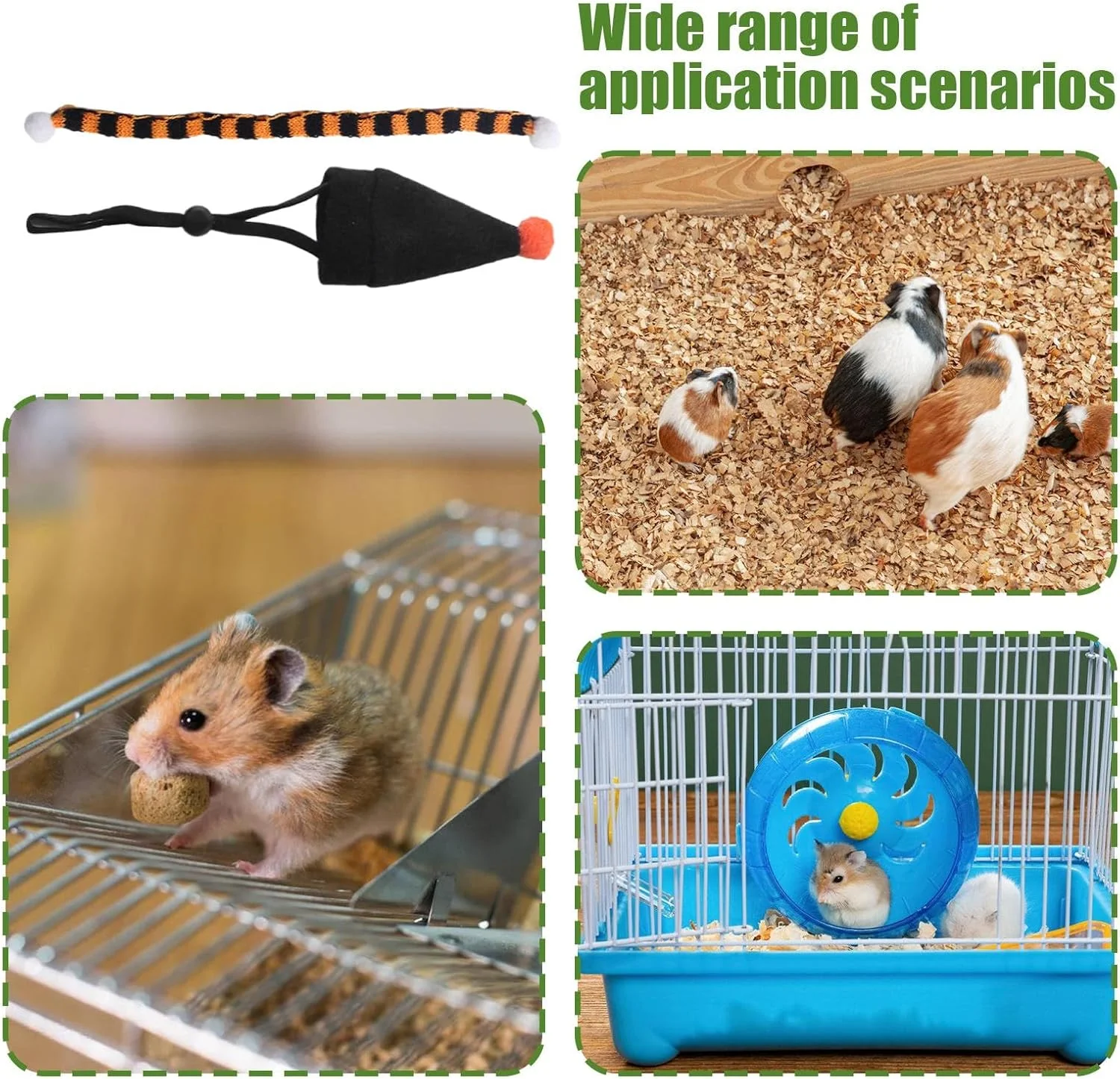 ست کلاه و شال حیوانات خانگی | کلاه و شال گردن لباس هالووین همستر - لباس حیوانات خانگی با قابلیت تنظیم برای جشنواره تعطیلات، جشن تولد کریسمس ست کلاه و شال حیوانات خانگی | کلاه و شال گردن لباس هالووین همستر - لباس حیوانات خانگی با قابلیت تنظیم برای جشنواره تعطیلات، جشن تولد کریسمس