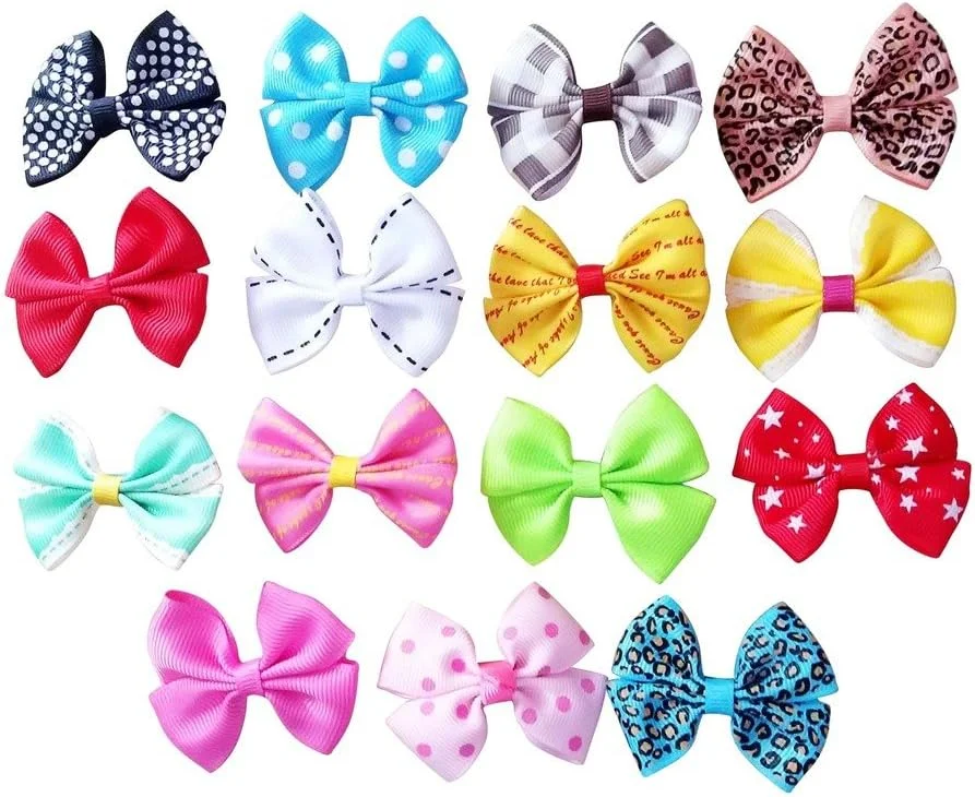 20 عدد پاپیون مو سگ PET SHOW با گیره های سوسماری برای سگ های کوچک و متوسط، گیره مو پاپیونی، لوازم جانبی آرایش مو یورکشایر توله سگ گربه ای متنوع 20 عدد پاپیون مو سگ PET SHOW با گیره های سوسماری برای سگ های کوچک و متوسط، گیره مو پاپیونی، لوازم جانبی آرایش مو یورکشایر توله سگ گربه ای متنوع