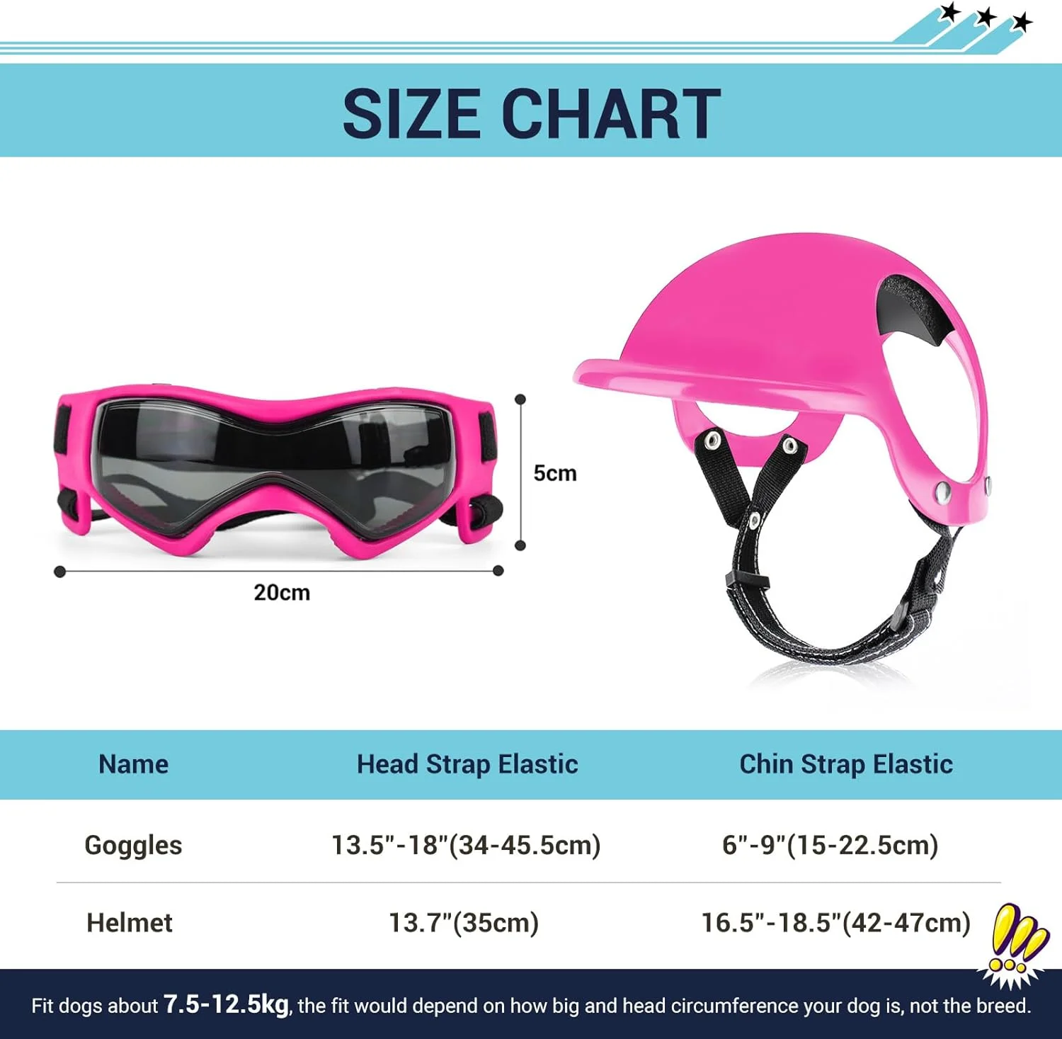 عینک و کلاه سگ PETLESO برای نژادهای کوچک، ست کلاه و عینک سگ برای رانندگی و پیاده روی در فضای باز، صورتی