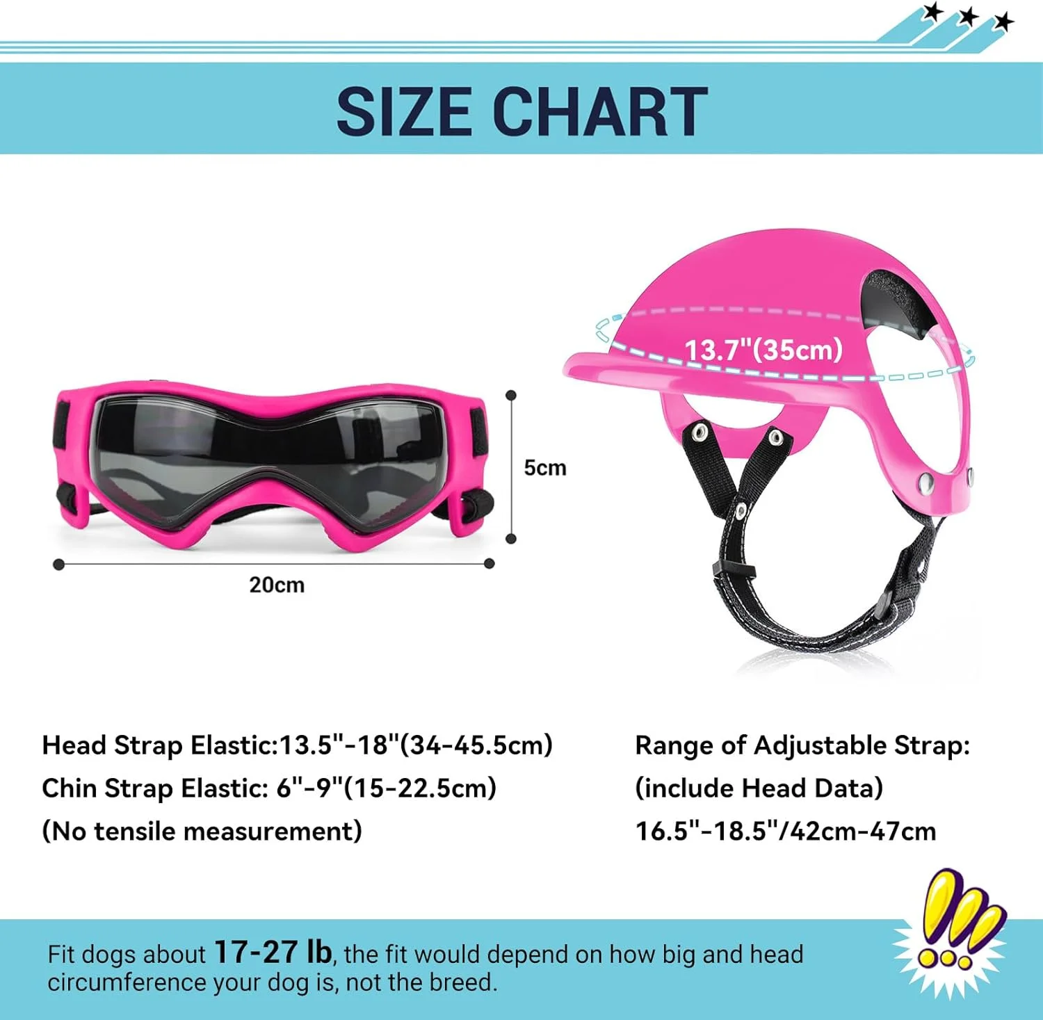 ست عینک آفتابی و کلاه سگ PETLESO صورتی برای سگ های کوچک تا متوسط، 2 تکه عینک سگ و کلاه سگ با سوراخ های گوش، محافظت در برابر اشعه ماوراء بنفش، بند های قابل تنظیم