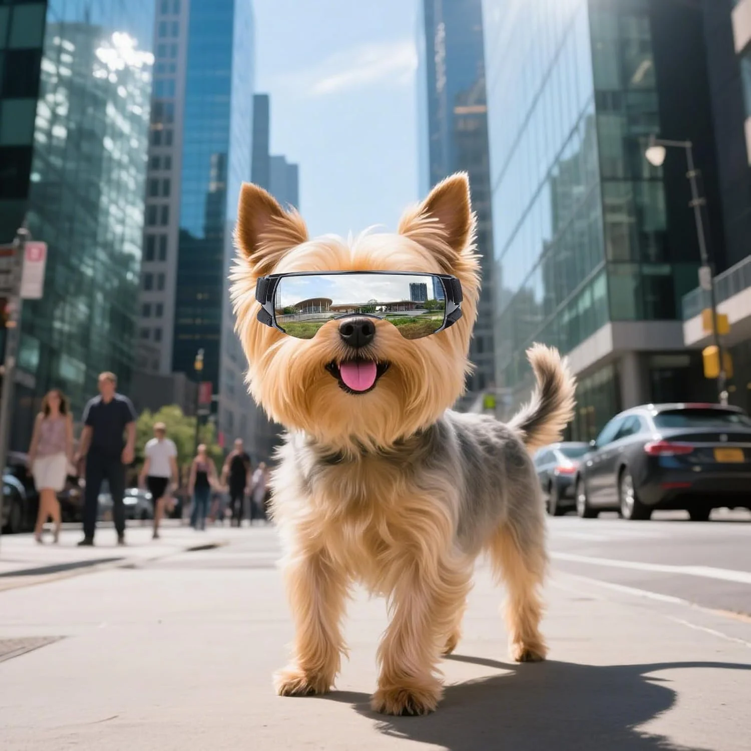 عینک محافظ سگ کوچک پتلسو، ضد اشعه ماوراء بنفش برای رانندگی در فضای باز، دوچرخه سواری، پیاده روی، محافظت از چشم در برابر باد، گرد و غبار و برف، عینک حیوانات خانگی با بند قابل تنظیم، نقره ای