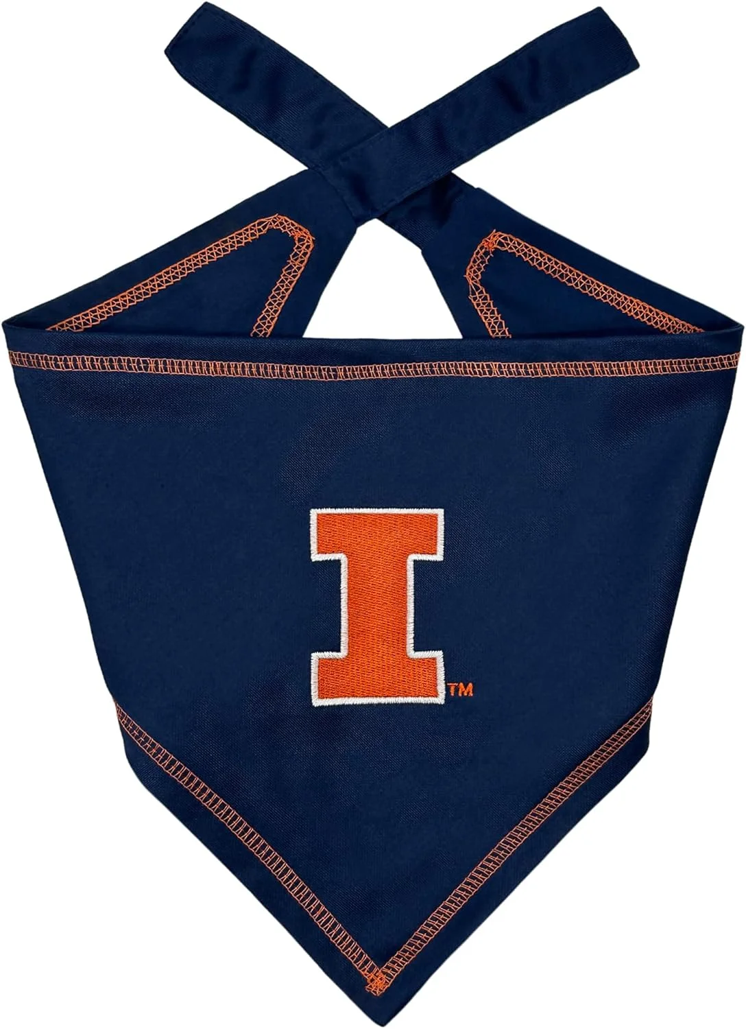 دستمال گردن سگ و گربه Pets First NCAA Illinois Fighting Illini Lions، سایز بزرگ/خیلی بزرگ. دستمال سر سگ برای حیوانات خانگی. مناسب برای روز مسابقه و مهمانی