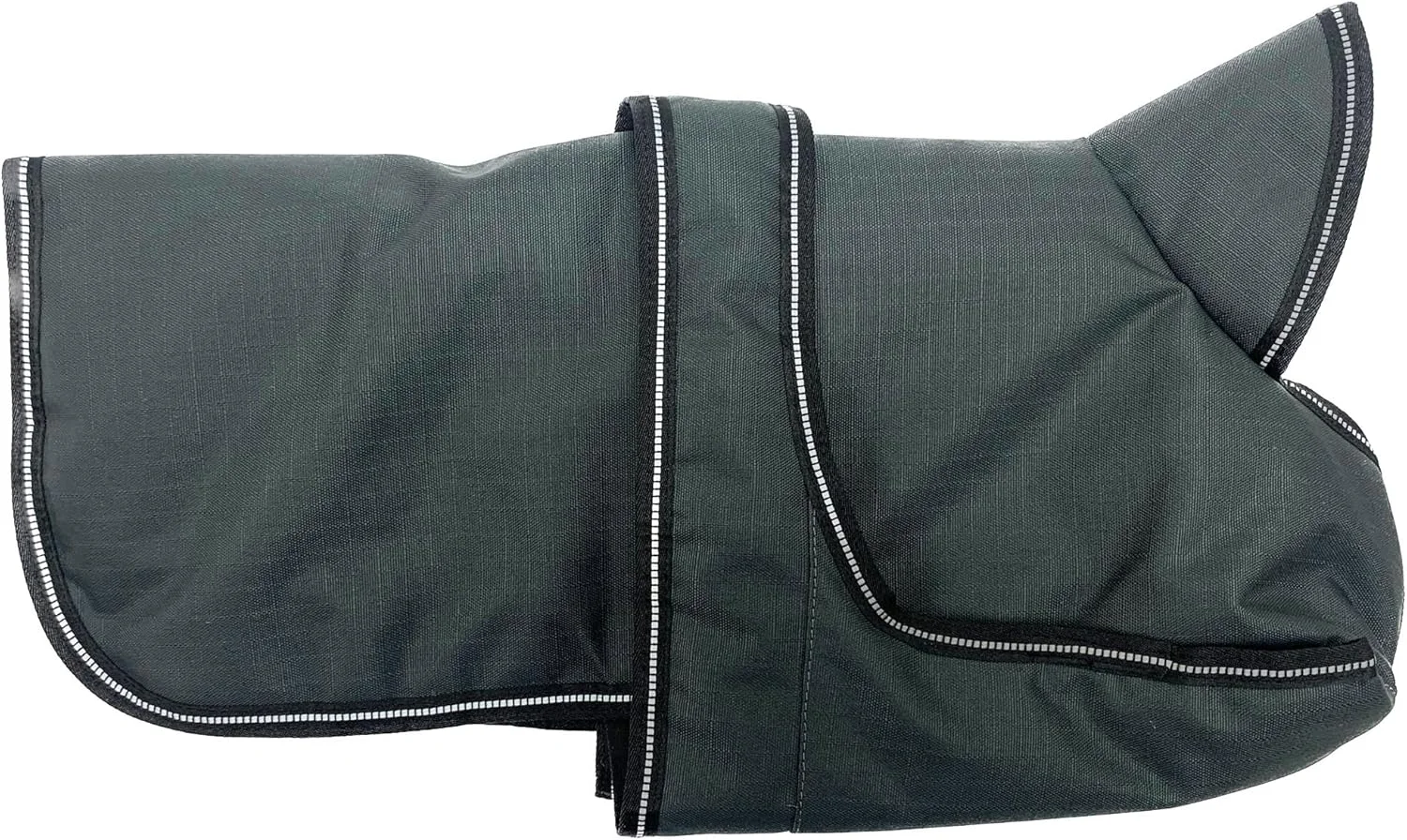 کت زمستانی ضدآب سگ پتراجوس دیزاینز مدل Juneau 7303CGL با پوشش کامل سینه سگ، دارای محل اتصال قلاده، طول 19 اینچ، ژاکت سنگین وزن برای سگ های بزرگ، خاکستری ذغالی