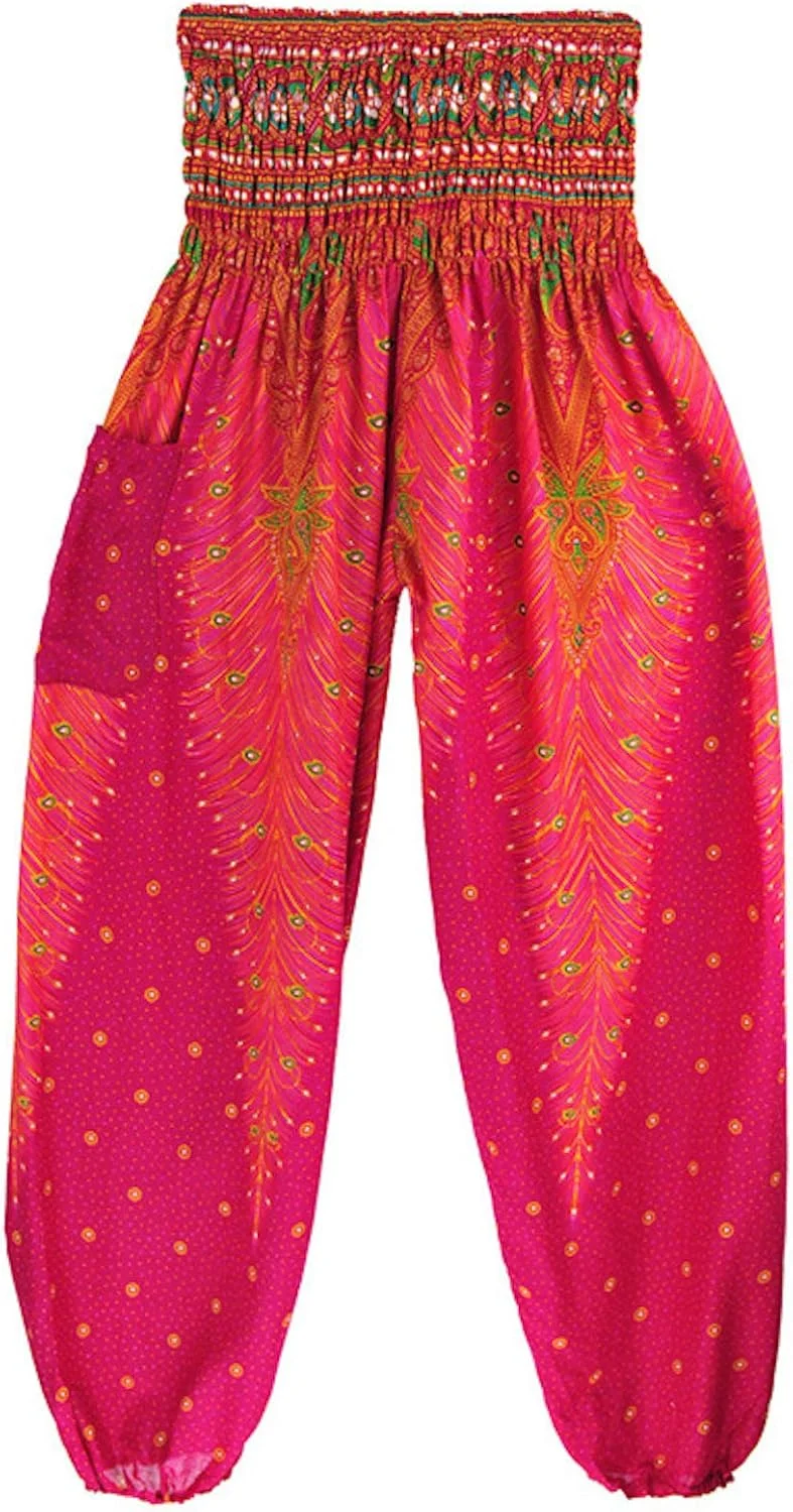 WSLCN شلوار راحتی زنانه، طرح دار، کمر کشی، نازک، جیب دار، مناسب یوگا، ساحل و تابستان WSLCN شلوار راحتی زنانه، طرح دار، کمر کشی، نازک، جیب دار، مناسب یوگا، ساحل و تابستان