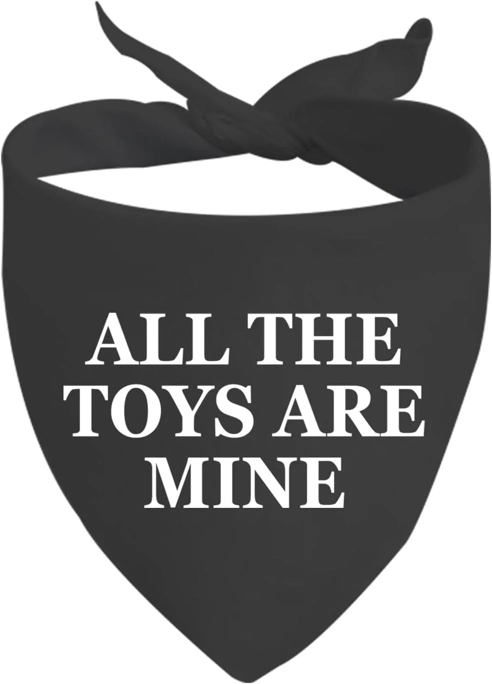 یک عدد دستمال گردن سگ با طرح "همه اسباب بازی ها مال من هستند"، هدیه ای برای سگ (طرح همه اسباب بازی ها مال من هستند D)