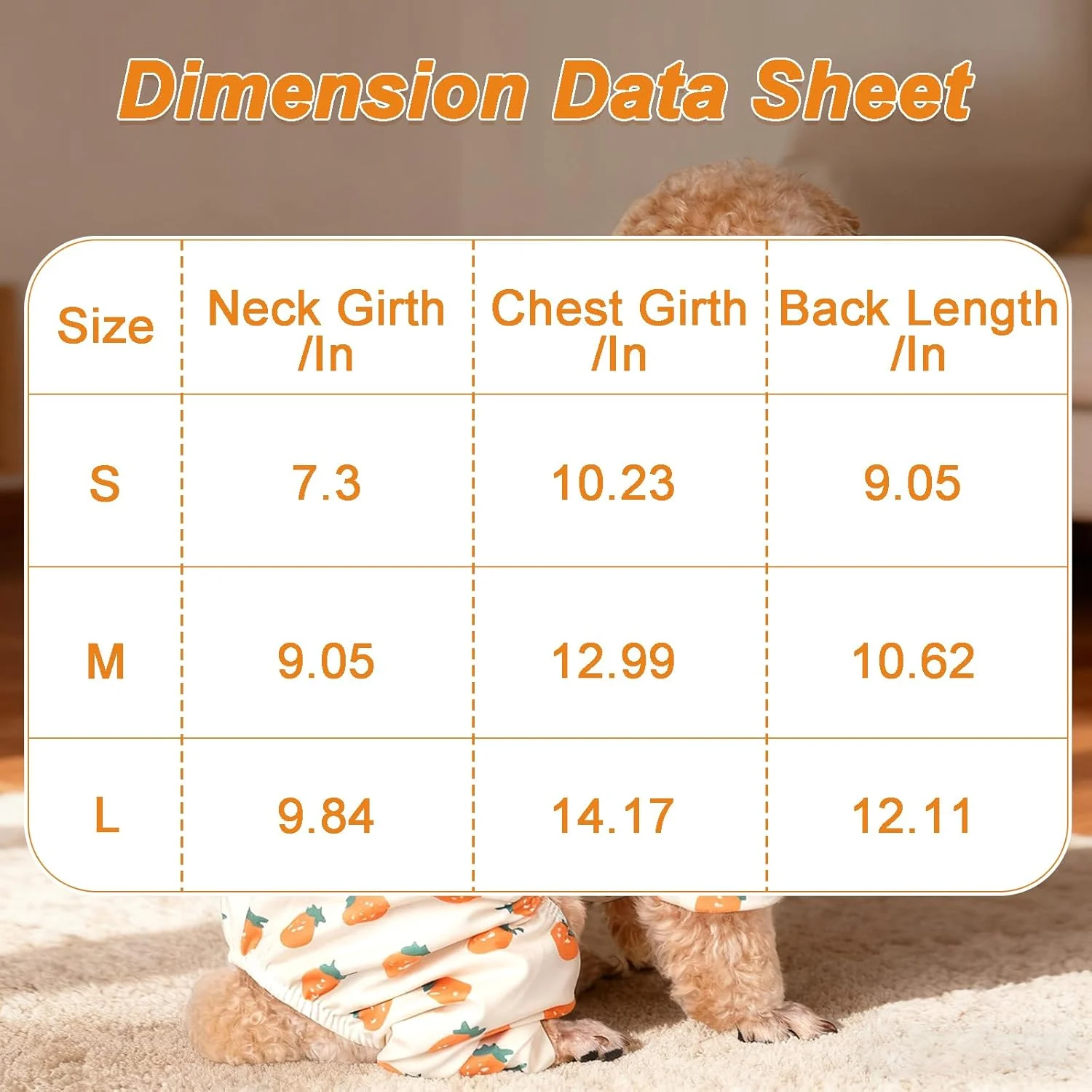 لباس خواب سگ پیسته برای سگ ها و گربه های کوچک، سایز M