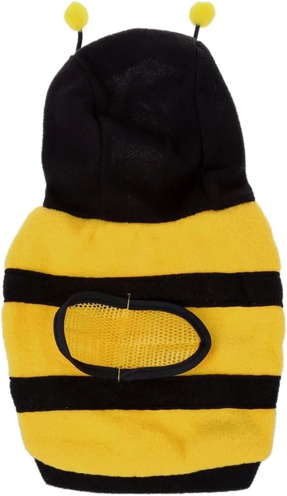 هودی گرم و پولیشی طرح زنبوری برای سگ و توله سگ، ژاکت و لباس بیرونی، سایز S