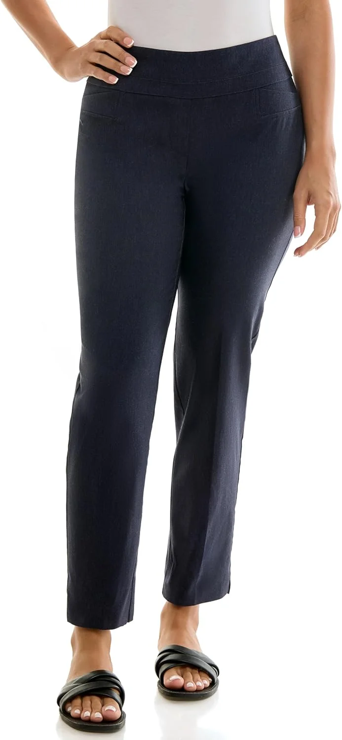 شلوار زنانه زک اند ریچل مدل Pull-on تا مچ پا، ساخته شده از پارچه Millennium - با طراحی عالی و کشباف بافته شده برای خوش فرم ترین شلوار کژوال