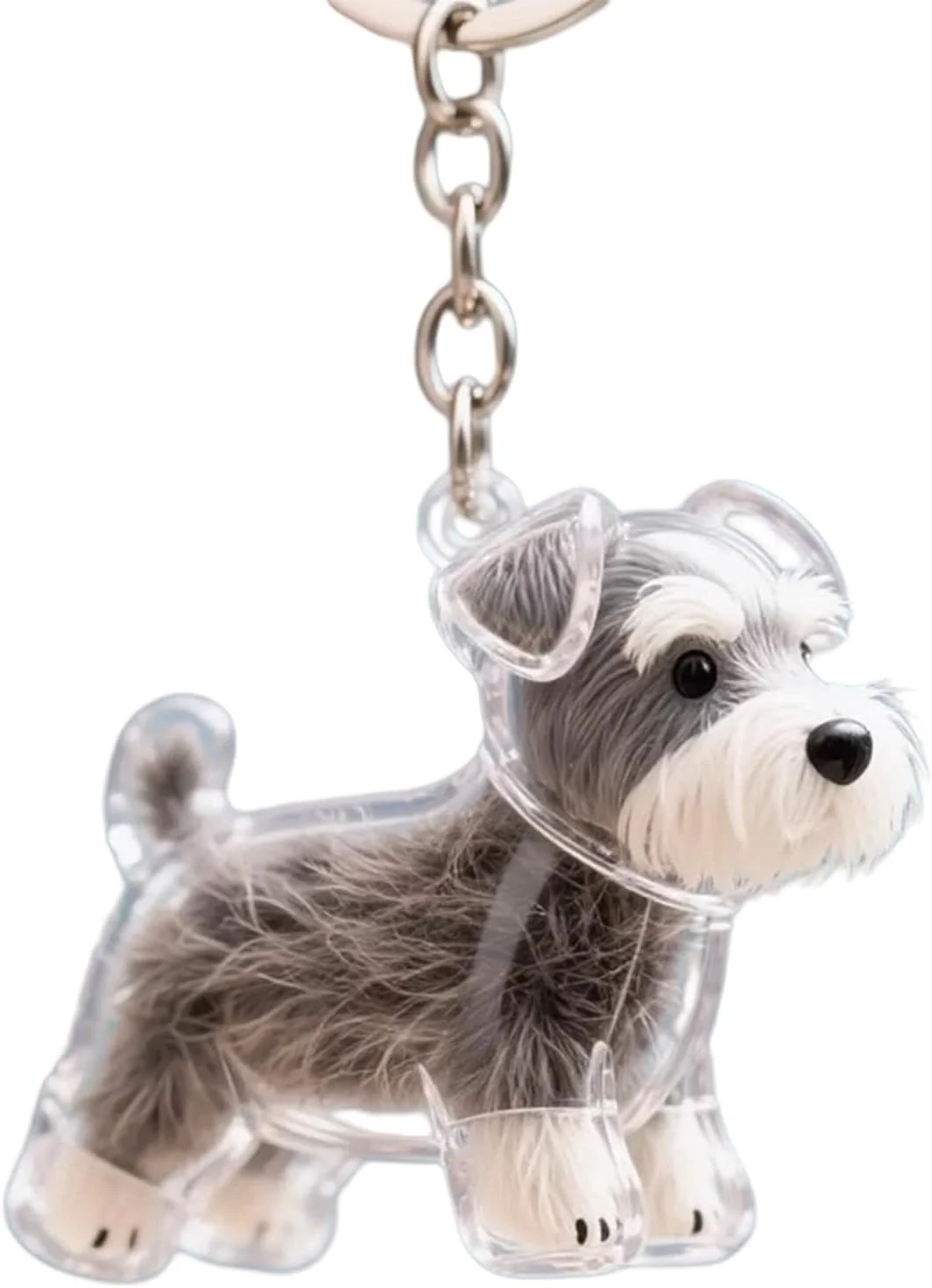 جا کلیدی جمع کننده موی حیوانات خانگی طرح سگ کوچک، مناسب برای صاحبان سگ و گربه، جعبه نگهداری مو، یادگاری و آویز کیف