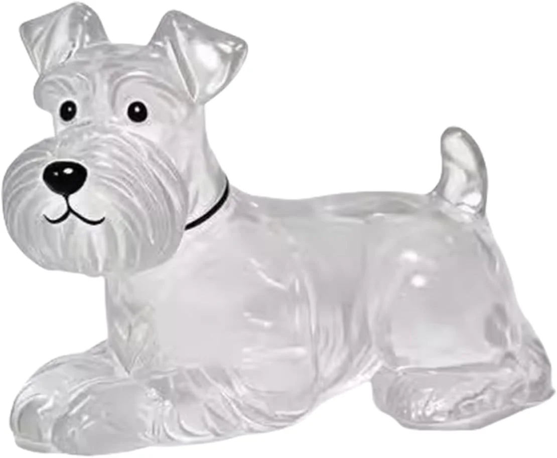 جاکلیدی جمع کننده موی حیوانات خانگی قابل حمل با طرح سگ، جعبه نگهداری موی سگ و گربه، آویز یادگاری