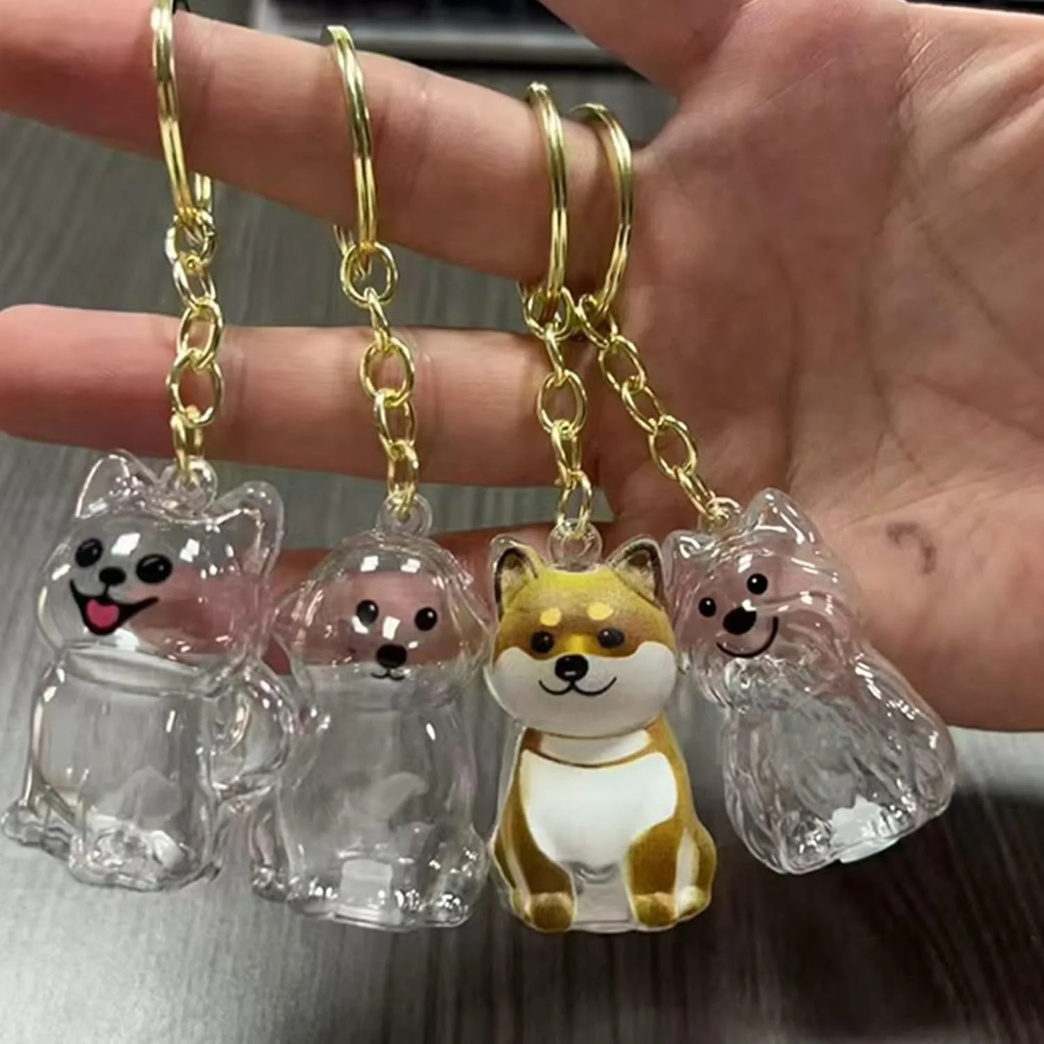 جا کلیدی جمع کننده موی حیوانات خانگی طرح سگ کوچک، جعبه نگهداری یادگاری موی سگ و گربه برای صاحبان حیوانات خانگی، آویز کیف