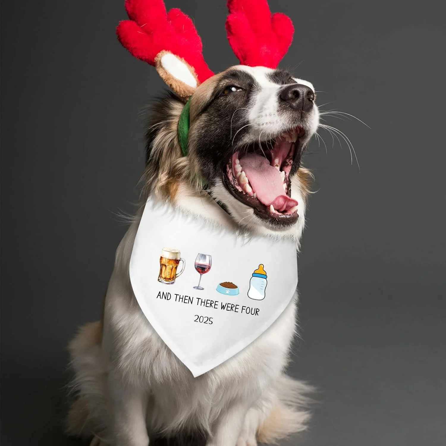 دستمال گردن سگ با طرح اعلام بارداری 2025، دستمال گردن حیوانات خانگی برای اعلام جنسیت نوزاد، شال حیوانات خانگی برای سگ ها و گربه های کوچک و متوسط