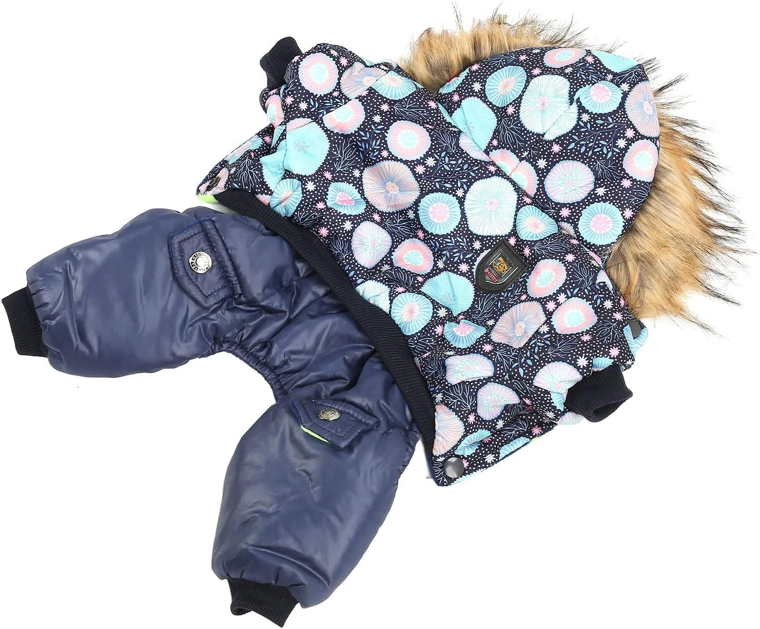 کاپشن زمستانی کزون سگ با کلاه گرم - مناسب برای سگ های کوچک و متوسط، جنس عالی برای فعالیت های داخلی و خارجی (XL)