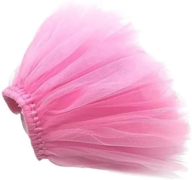 لباس توری دامن سگ کوچک توله سگ صورتی، لباس مجلسی توتو پرنسس، لباس سگ، لباس، پوشاک و لوازم جانبی حیوانات خانگی، لباس سگ